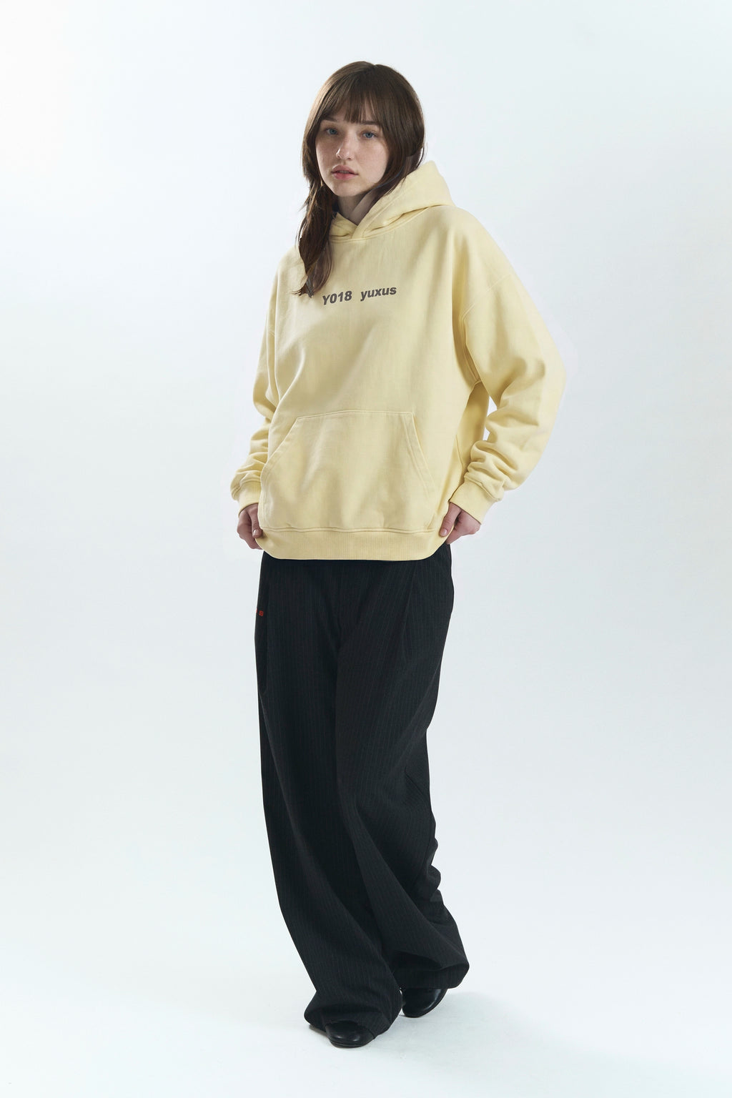 DENSE "LOWERCASE" HOODIE YELLOW