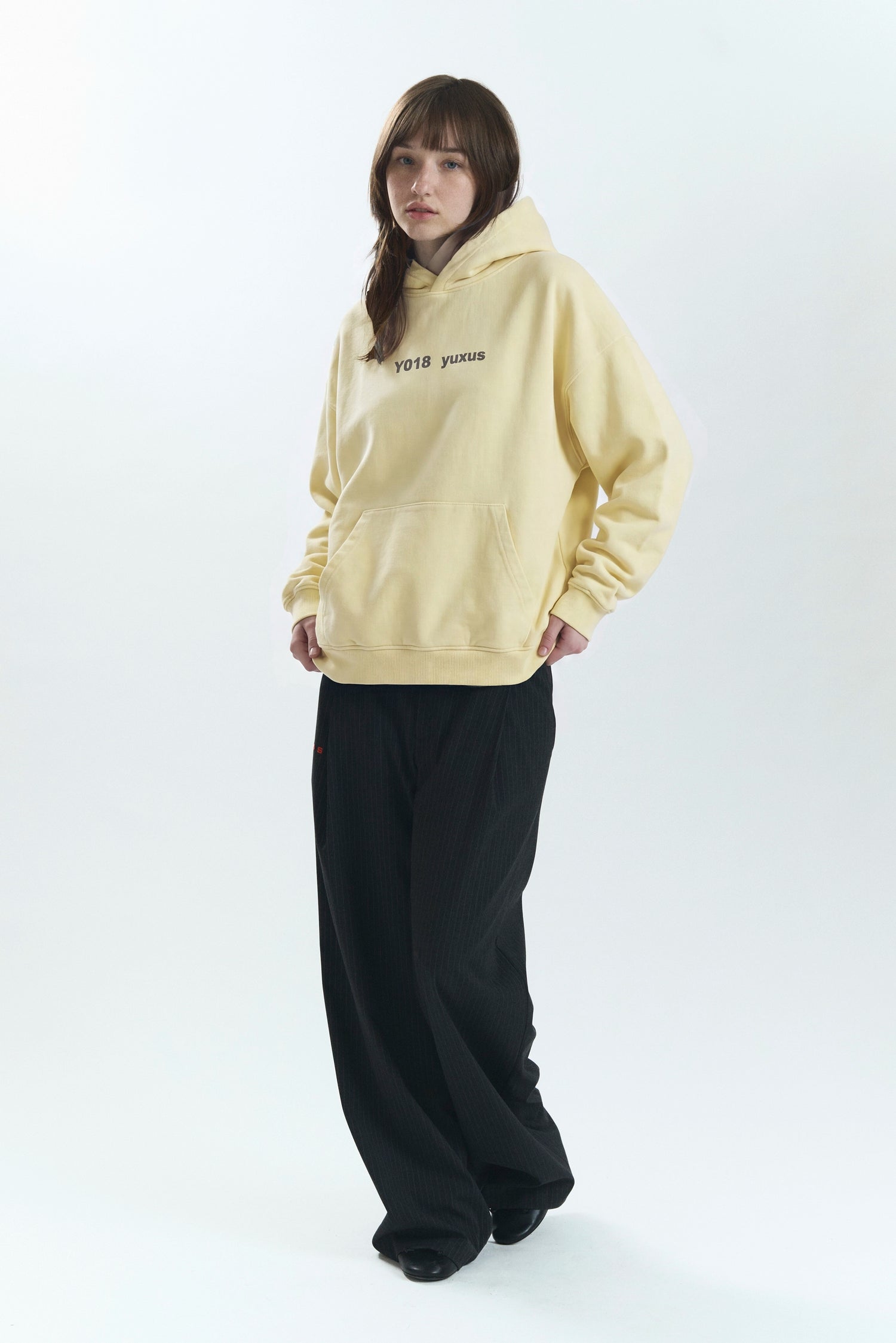 DENSE "LOWERCASE" HOODIE YELLOW