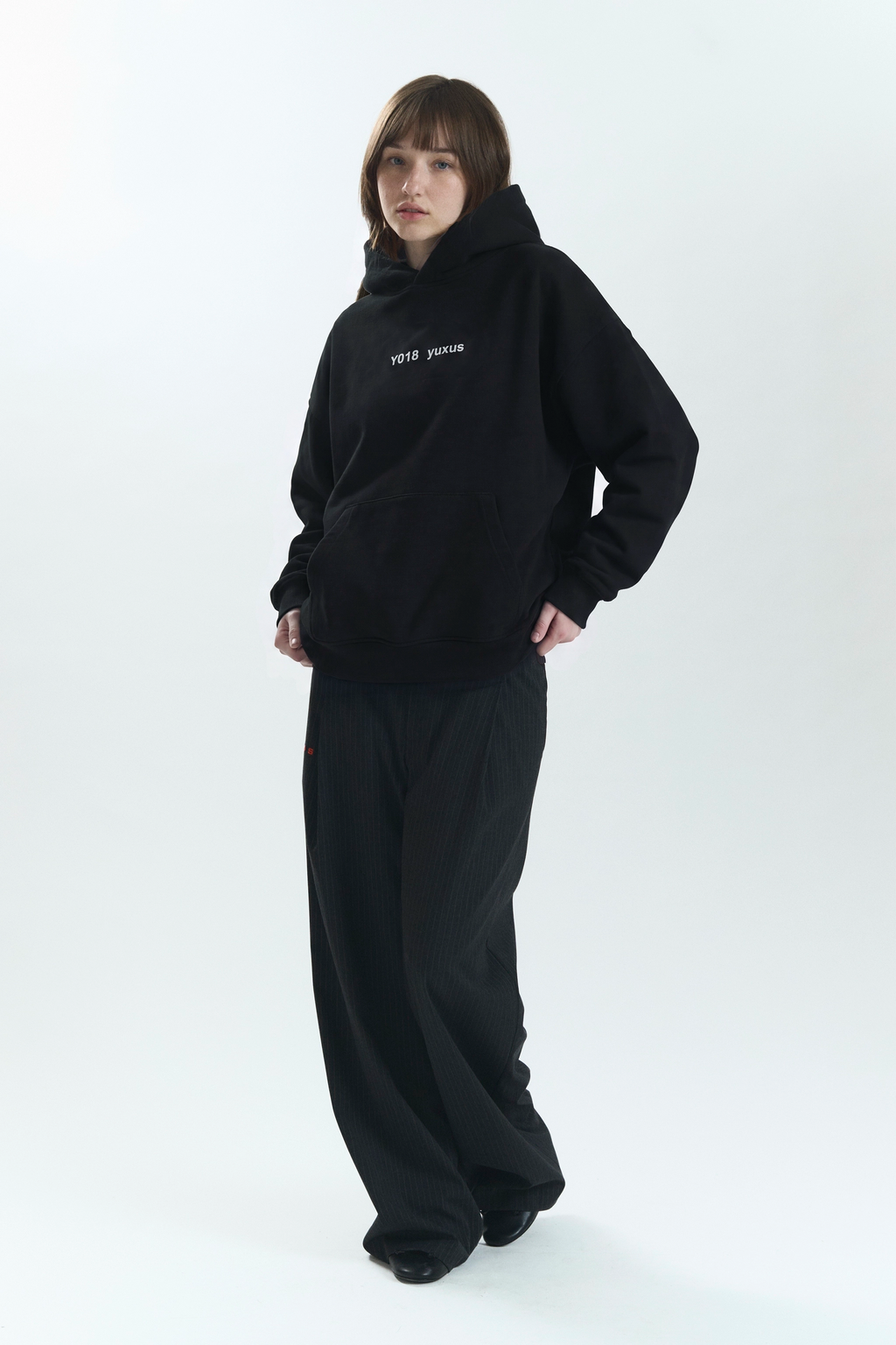 EDGE "LOWERCASE" HOODIE BLACK