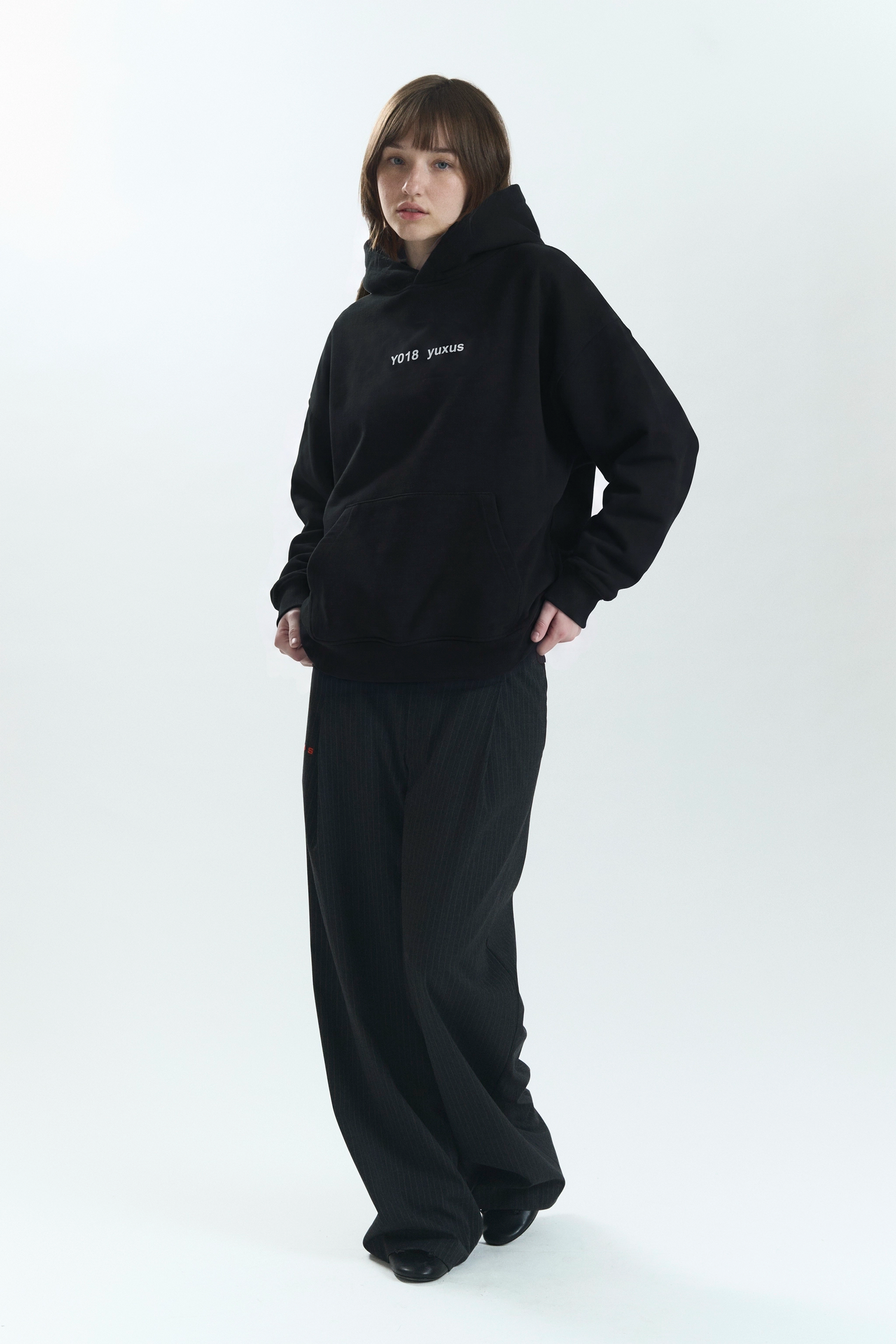 EDGE "LOWERCASE" HOODIE BLACK