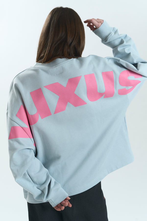 TANG "LOWERCASE" CREWNECK LIGHT BLUE