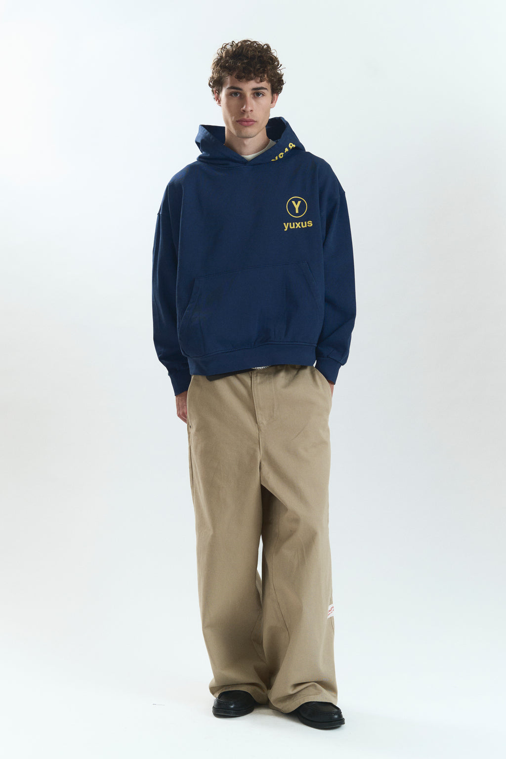 CLIP "LOWERCASE" HOODIE BLUE