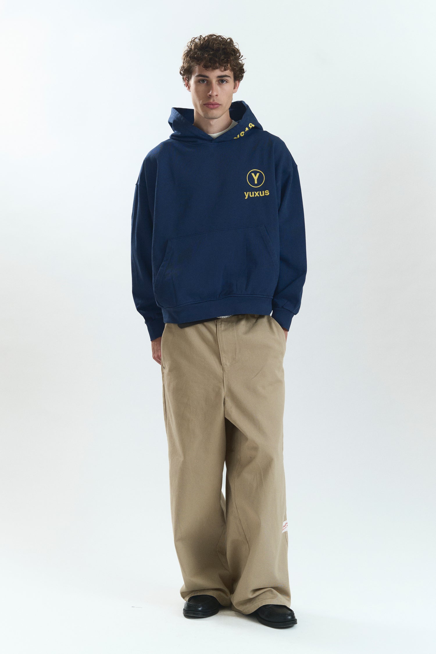 CLIP "LOWERCASE" HOODIE BLUE
