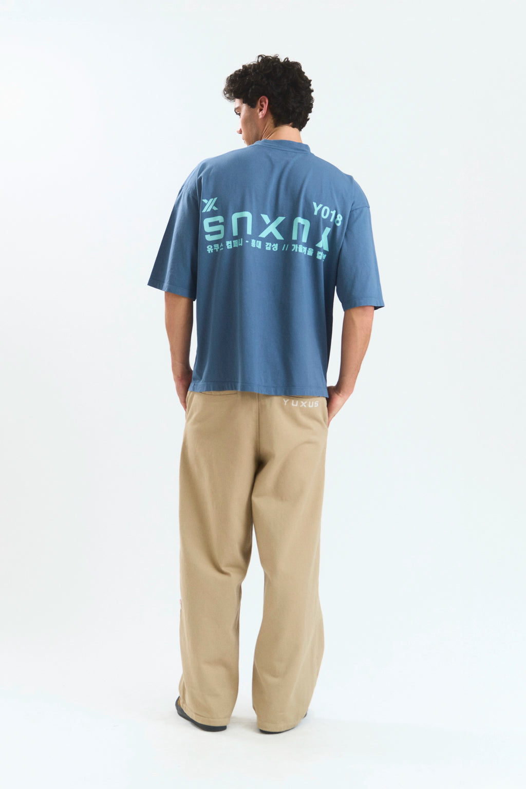CANDLE "HONGDAE" T-SHIRT BLUE