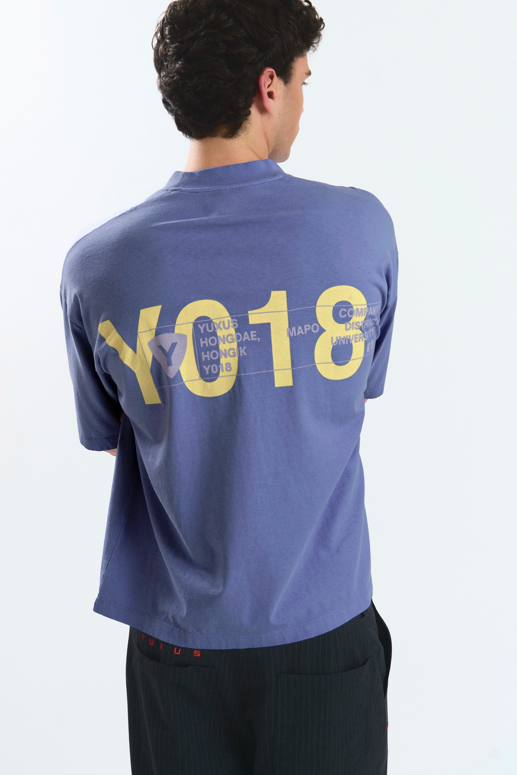 STATIC "HONGDAE" T-SHIRT BLUE