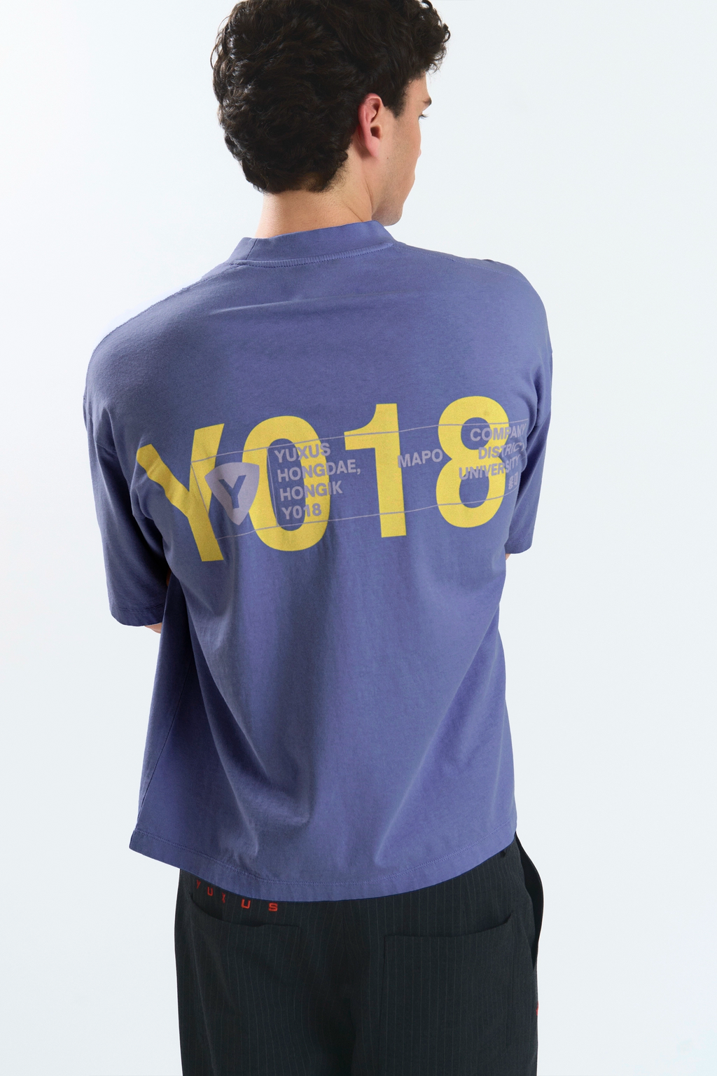 STATIC "HONGDAE" T-SHIRT BLUE