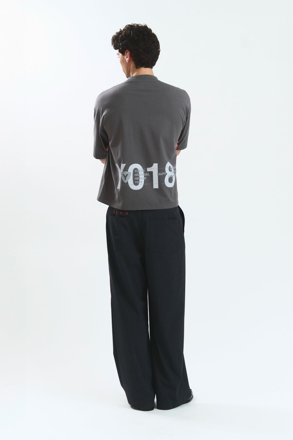 FLEECE "HONGDAE" T-SHIRT DARK GREY