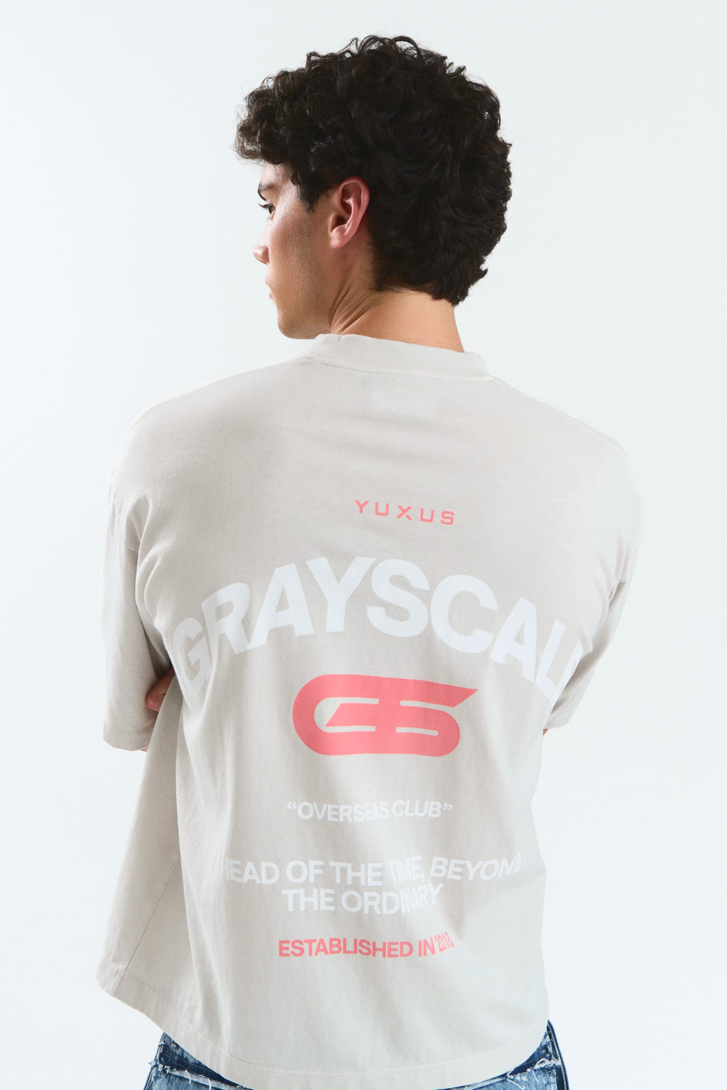 GOOSE "GRAYSCALE" T-SHIRT LIGHT GREY