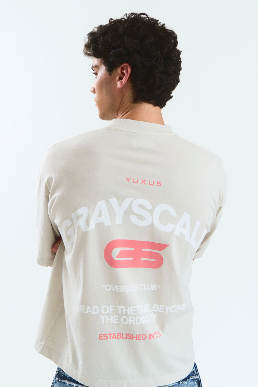 GOOSE "GRAYSCALE" T-SHIRT LIGHT GREY