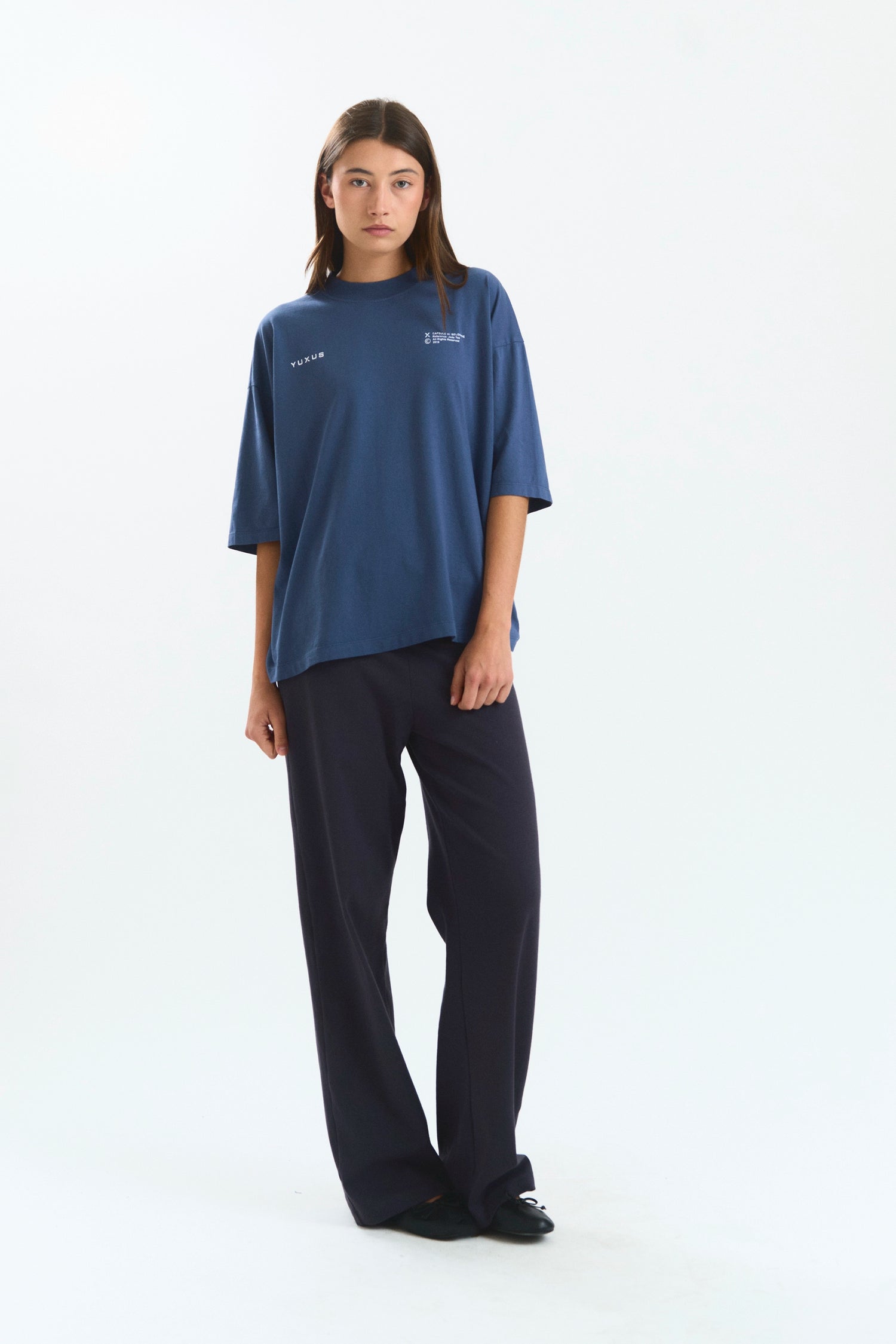 JADE "BELGRAVE" T-SHIRT BLUE