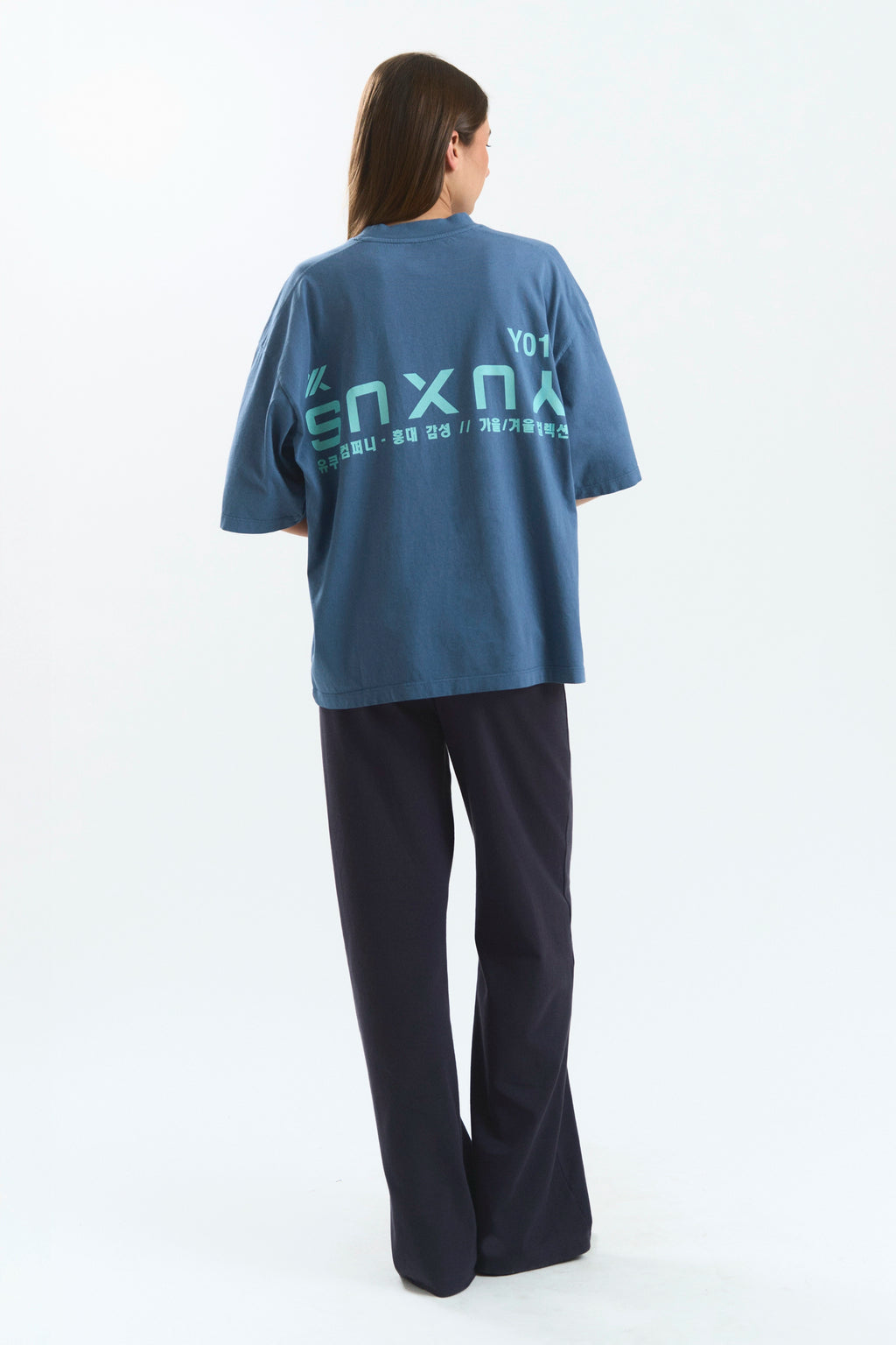 CANDLE "HONGDAE" T-SHIRT BLUE