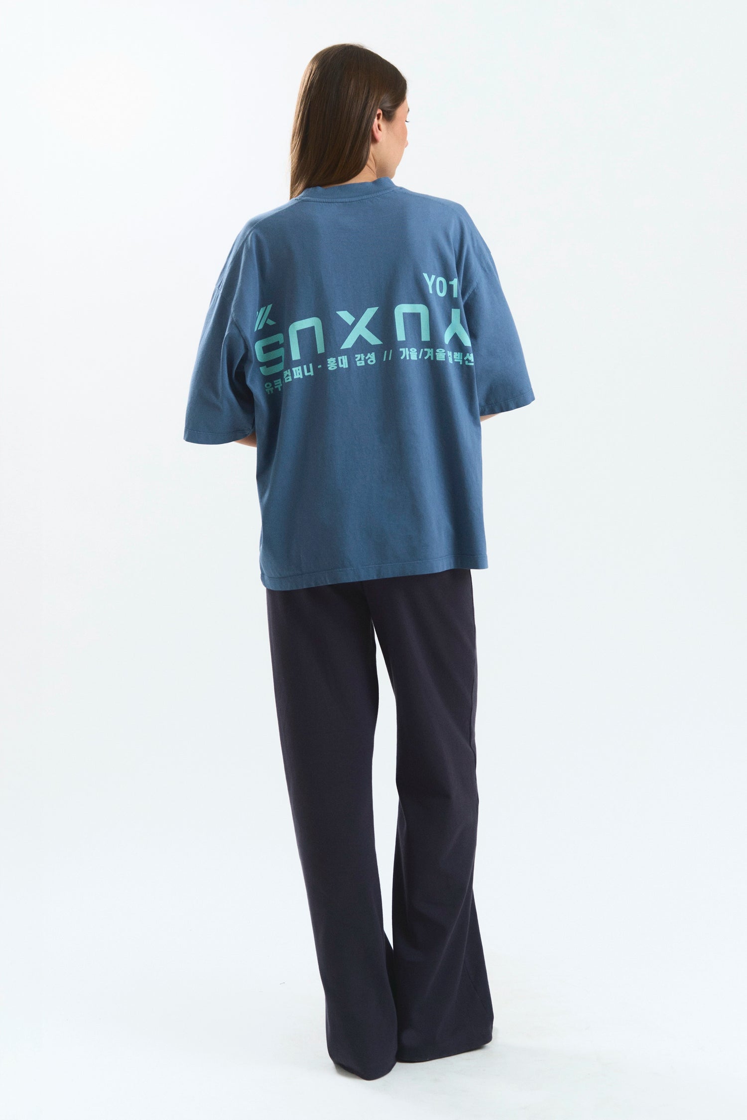 CANDLE "HONGDAE" T-SHIRT BLUE