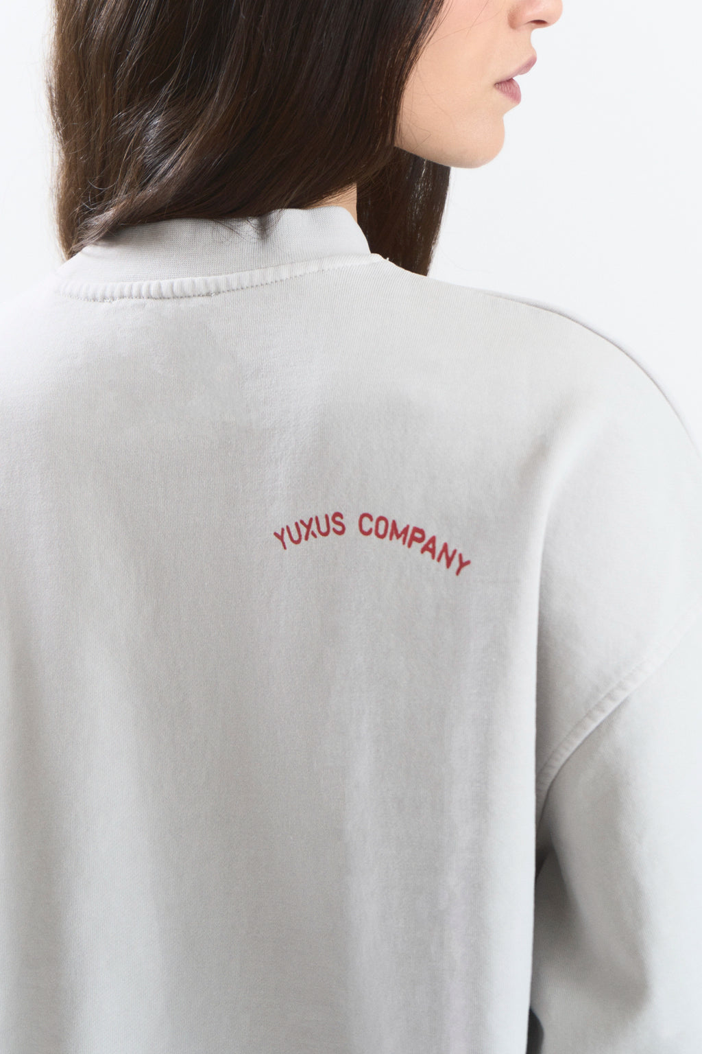 CRISP CREWNECK OFF WHITE
