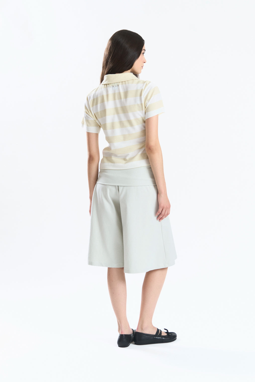 MAIZE POLO STRIPES LIGHT YELLOW