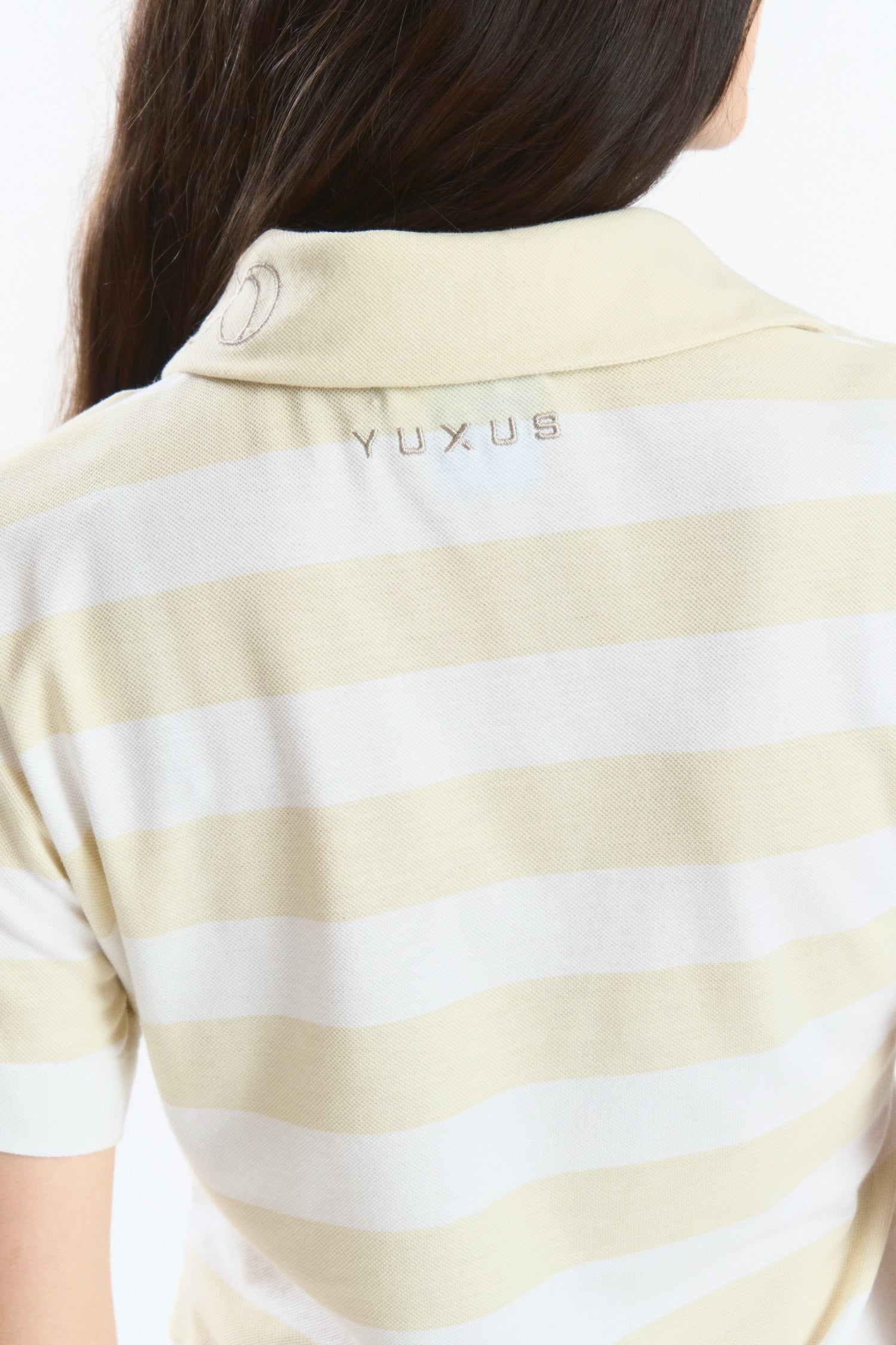 MAIZE POLO STRIPES LIGHT YELLOW