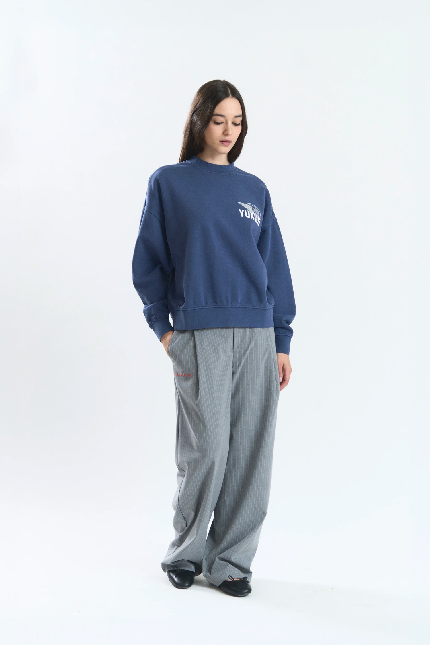 RANGE CREWNECK BLUE