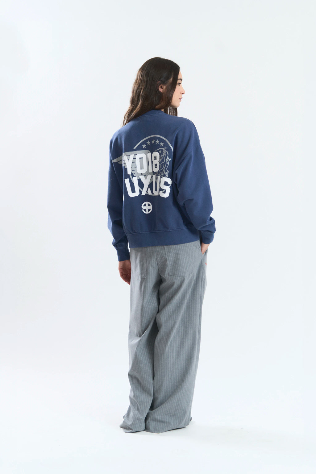 RANGE CREWNECK BLUE