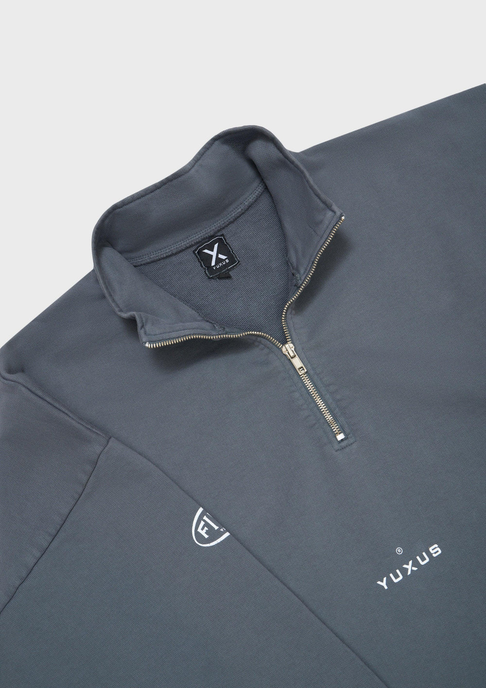 TEAL "FIVTH" HALF ZIP - YUXUS