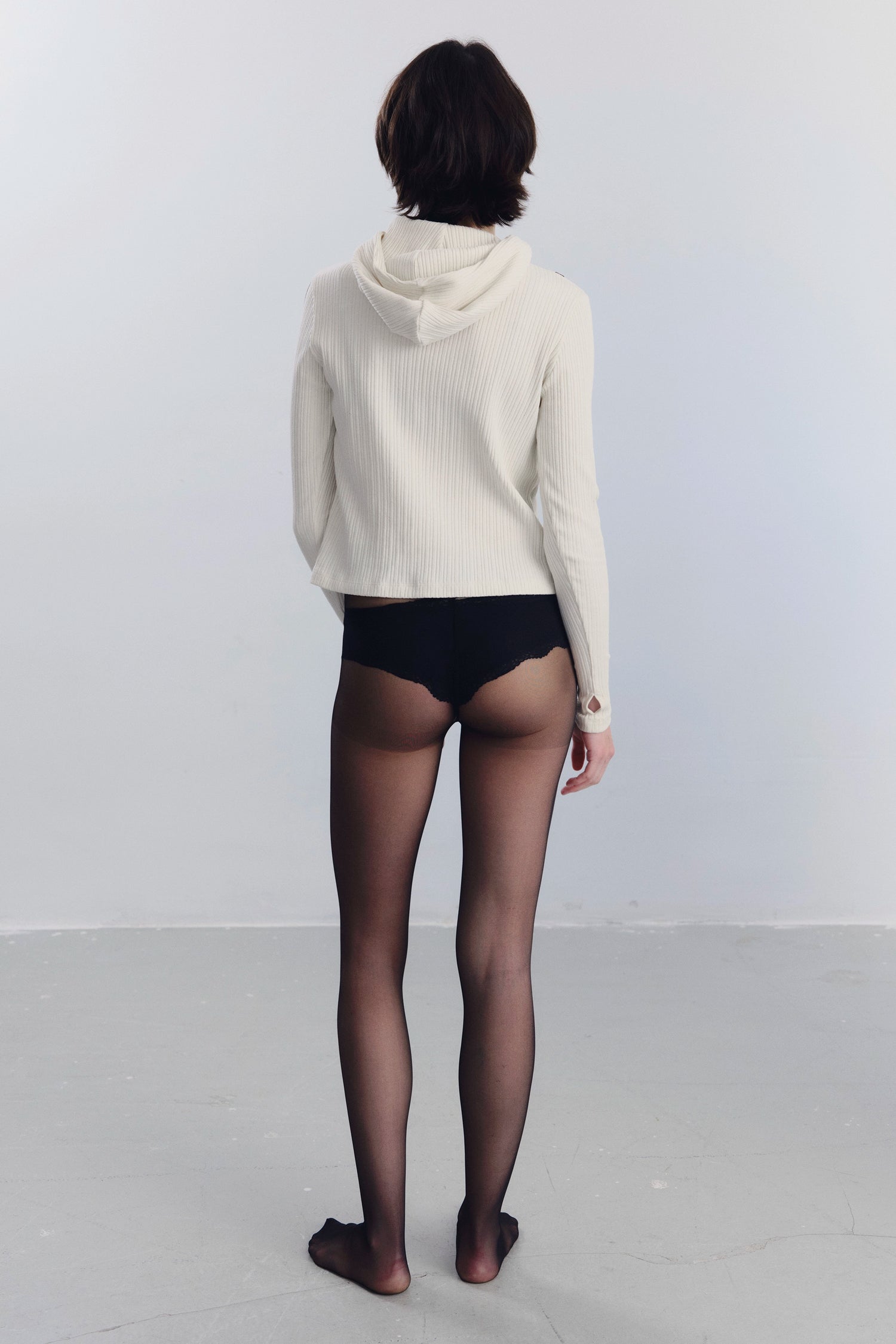 GREIGE "FORHER" HOODIE