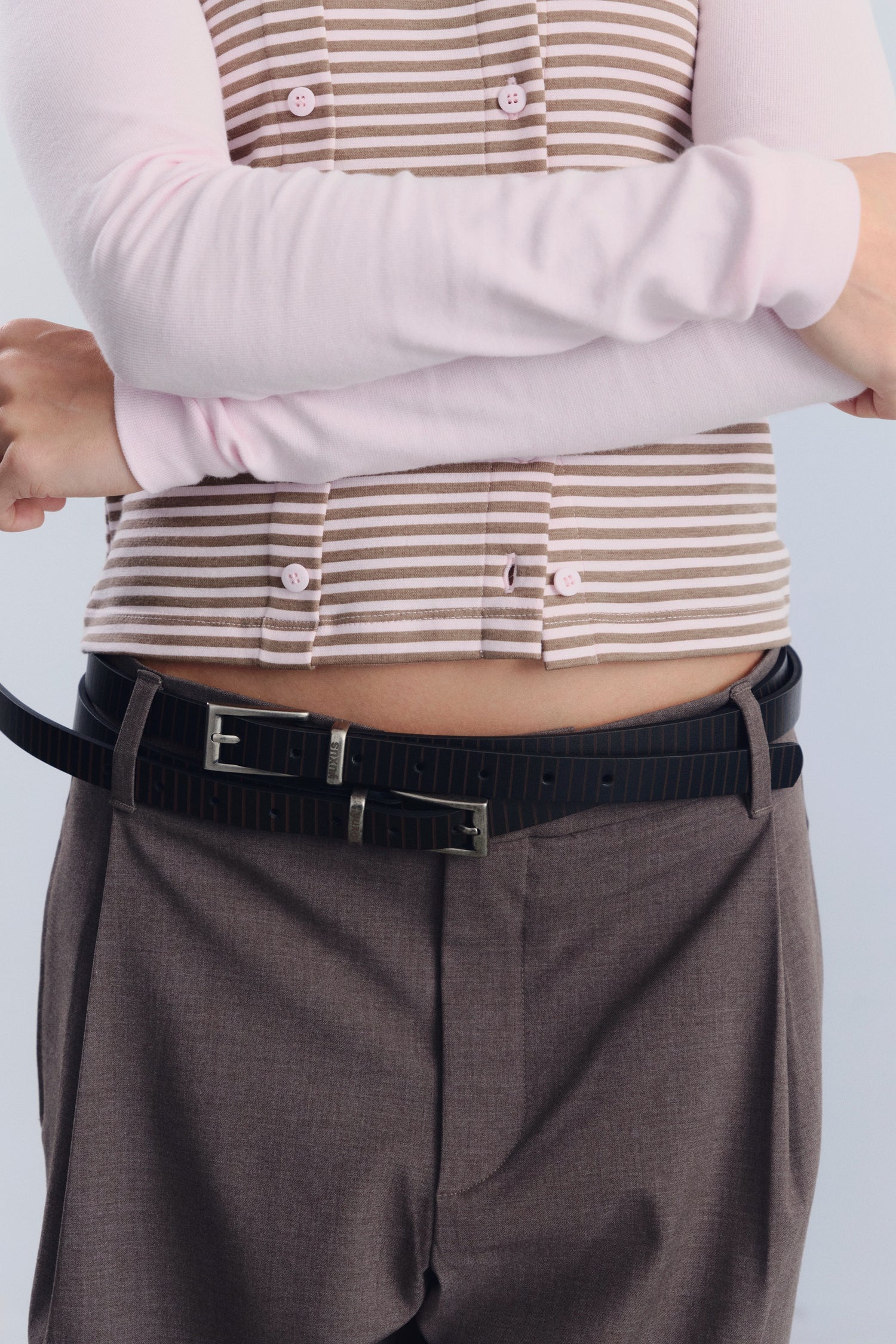 CALX "FORHER" LEATHER BELT
