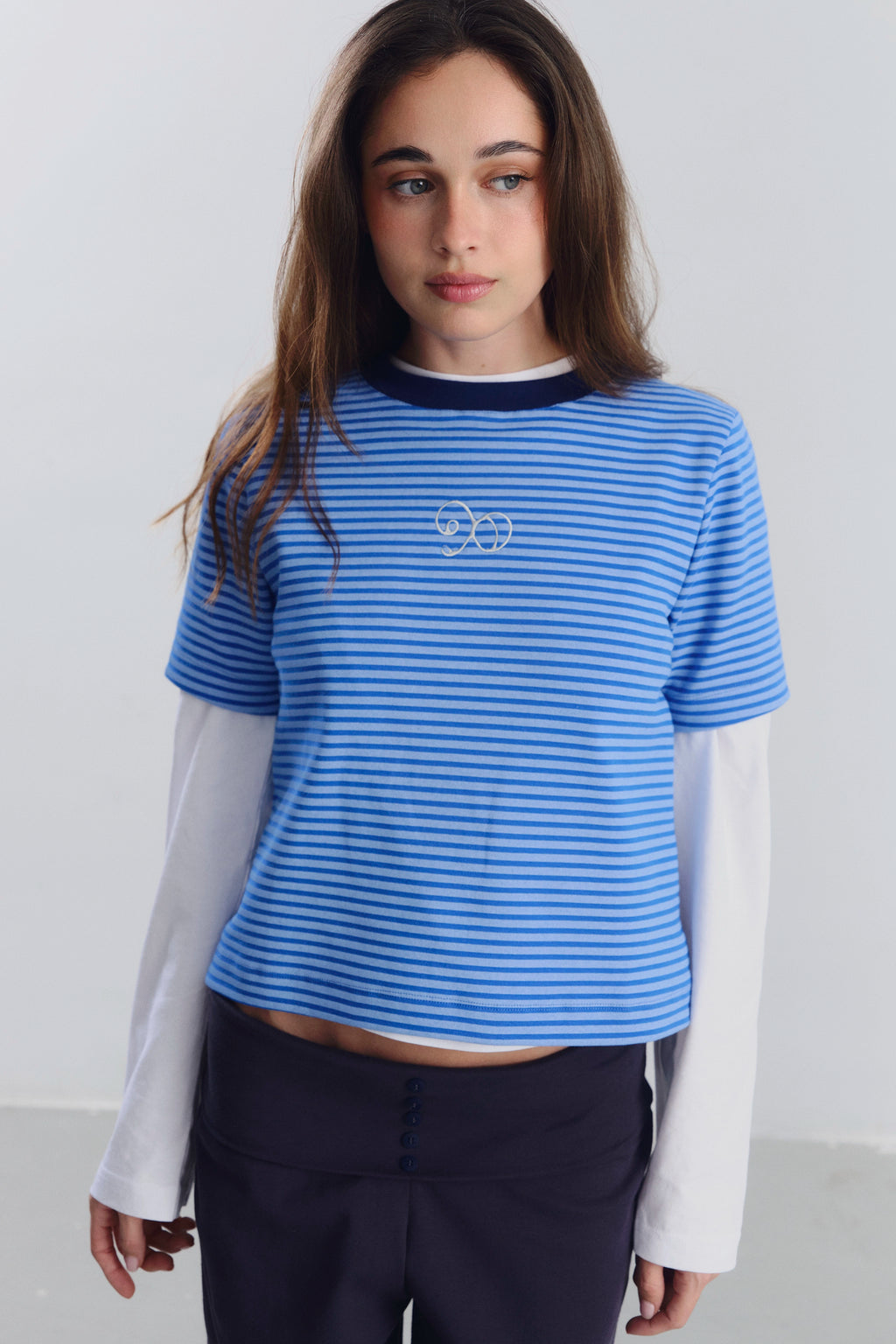 BLEU "FORHER" T-SHIRT