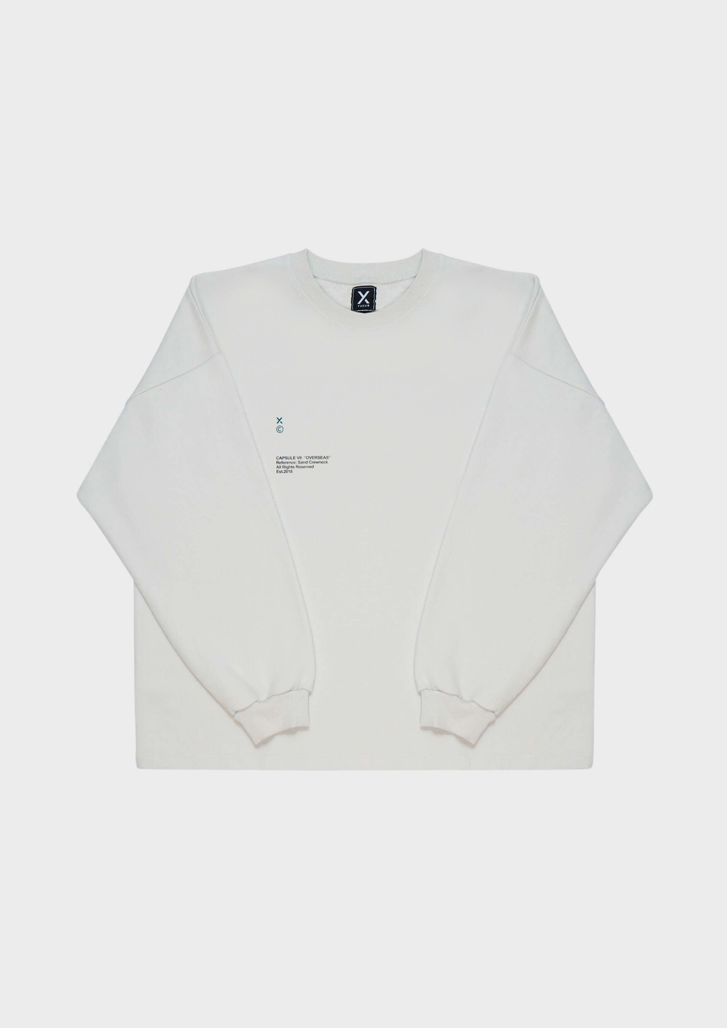 SAND "OVERSEAS" CREWNECK