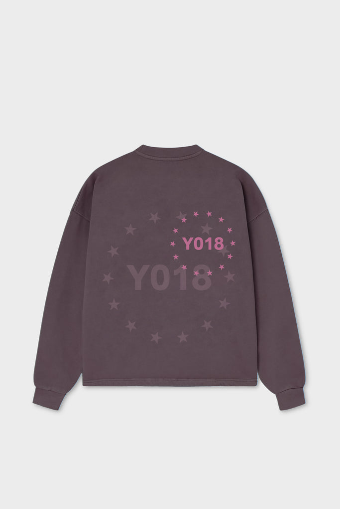 ZEST "LOWERCASE" CREWNECK PURPLE