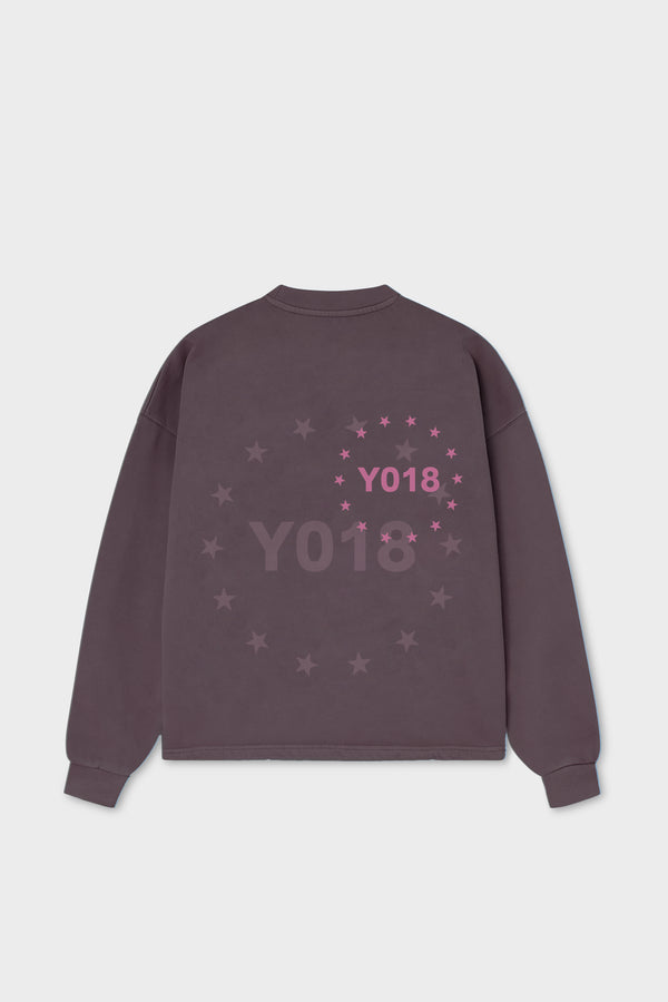 ZEST "LOWERCASE" CREWNECK PURPLE