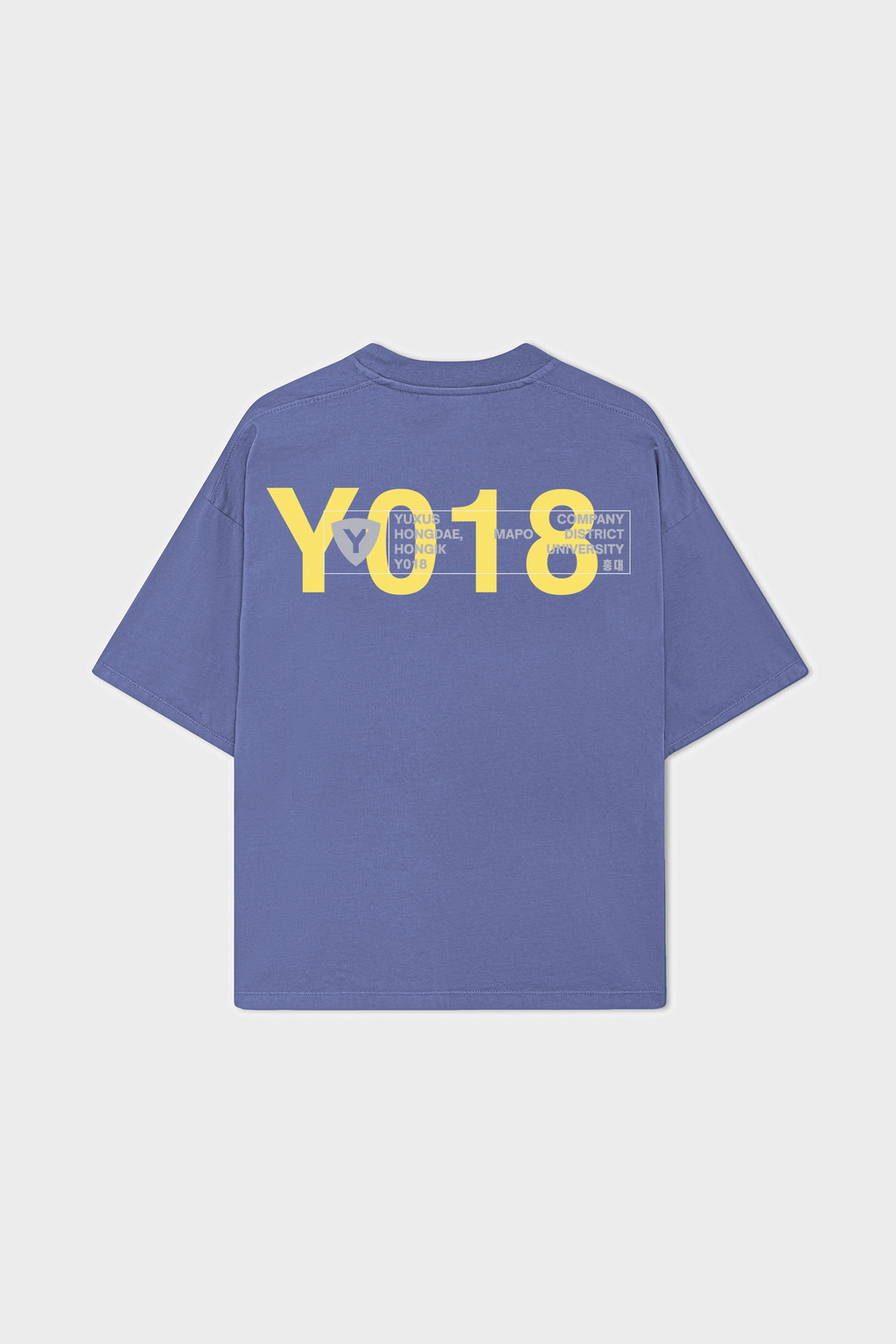STATIC "HONGDAE" T-SHIRT BLUE