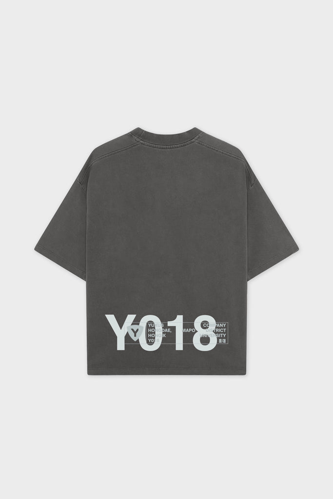 FLEECE "HONGDAE" T-SHIRT DARK GREY