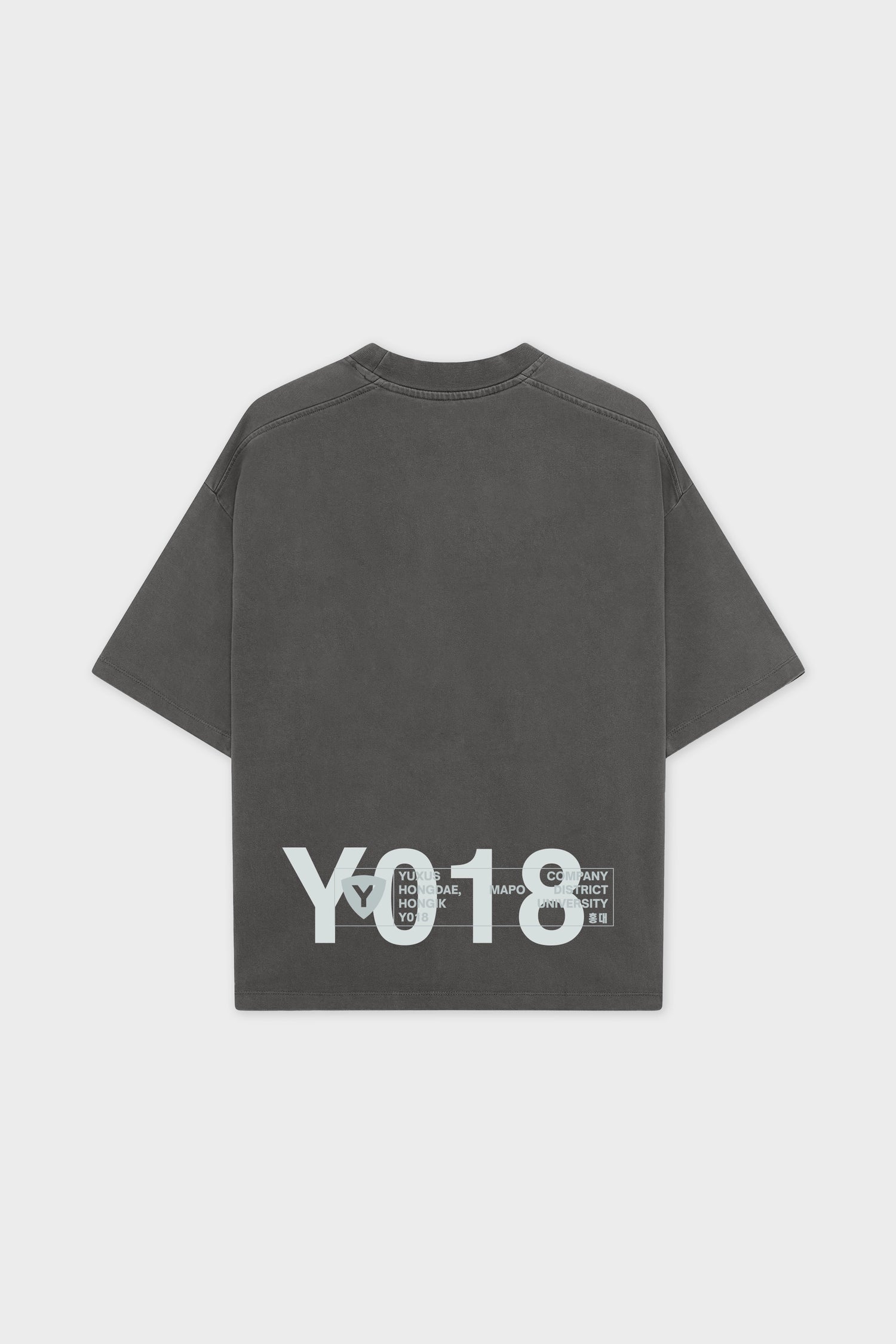 FLEECE "HONGDAE" T-SHIRT DARK GREY