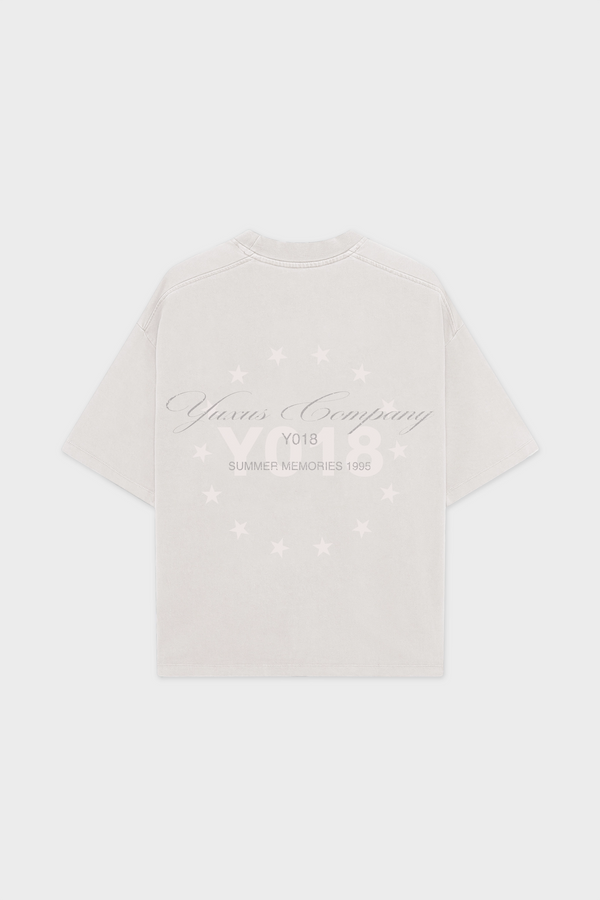 GRAIN "MEMORIES" T-SHIRT LIGHT GREY