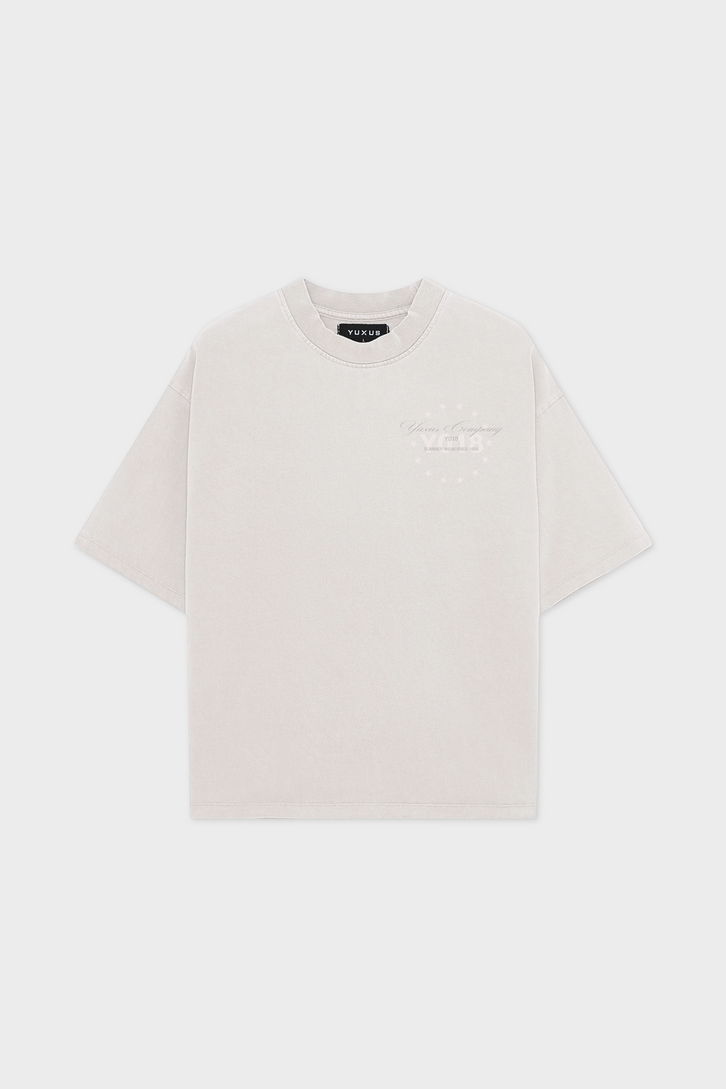 GRAIN "MEMORIES" T-SHIRT LIGHT GREY