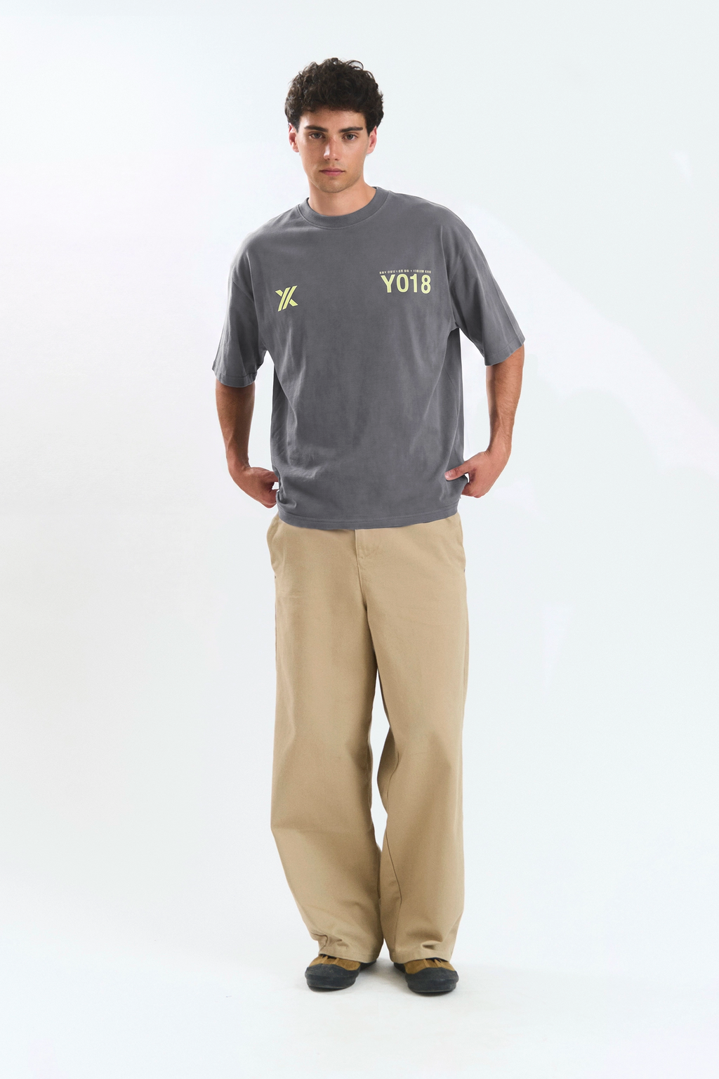 CANDLE  "HONGDAE" T-SHIRT GREY