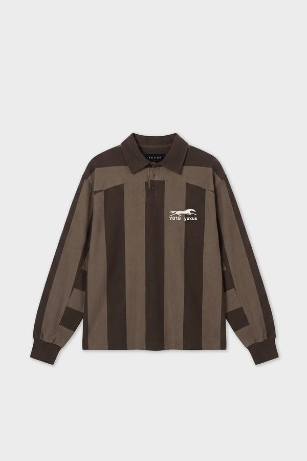 LOAM "LOWERCASE" POLO BROWN
