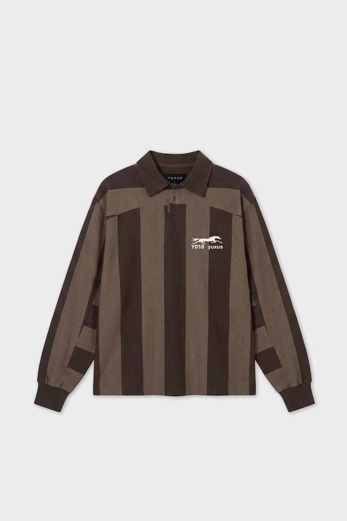 LOAM "LOWERCASE" POLO BROWN