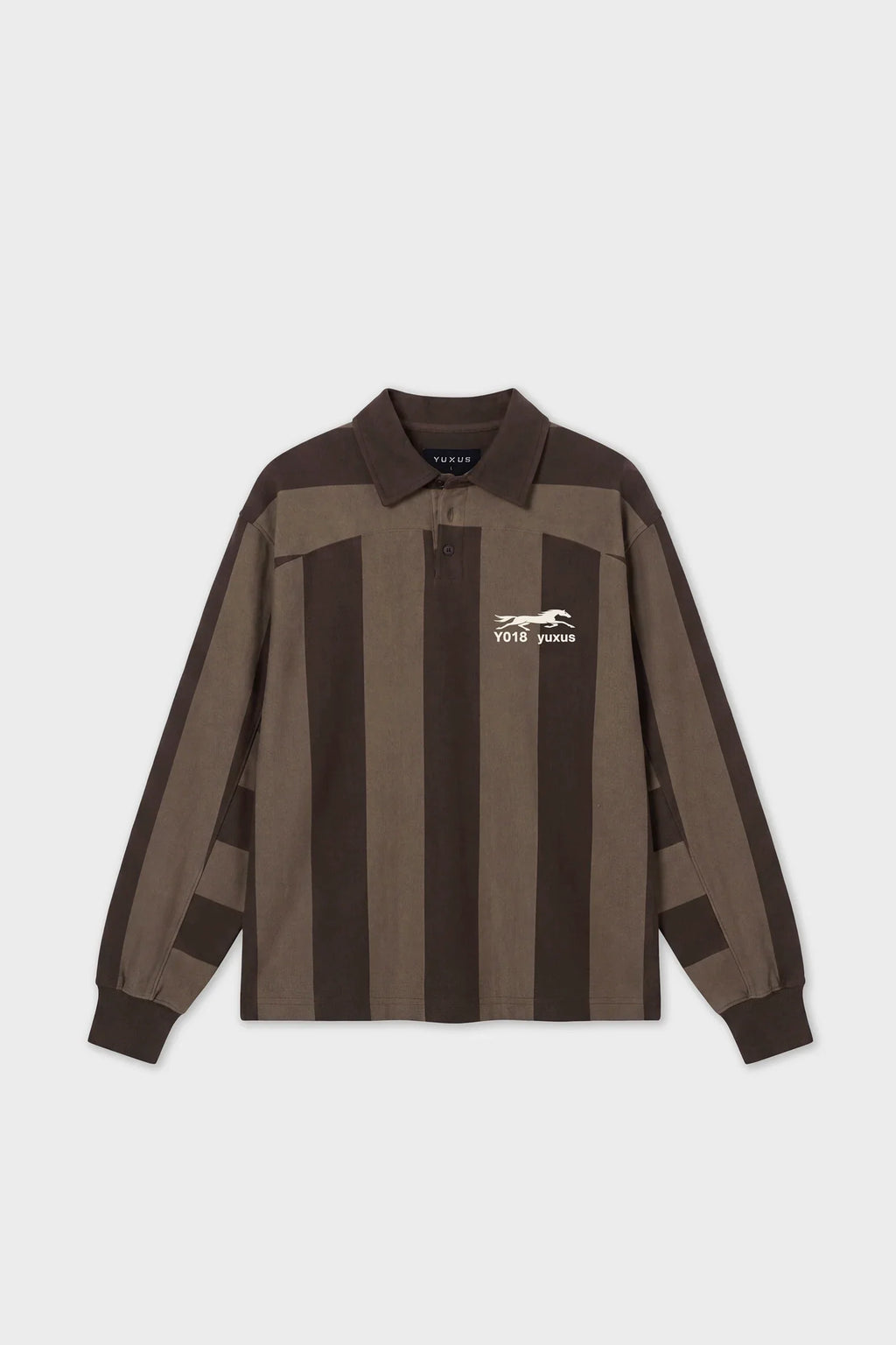 LOAM "LOWERCASE" POLO BROWN
