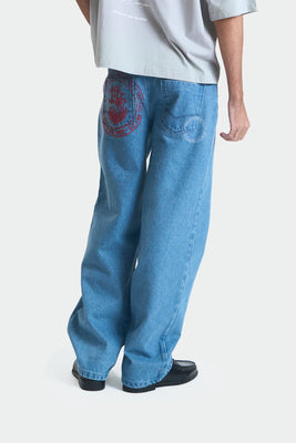 STAMP PANTS LIGHT DENIM