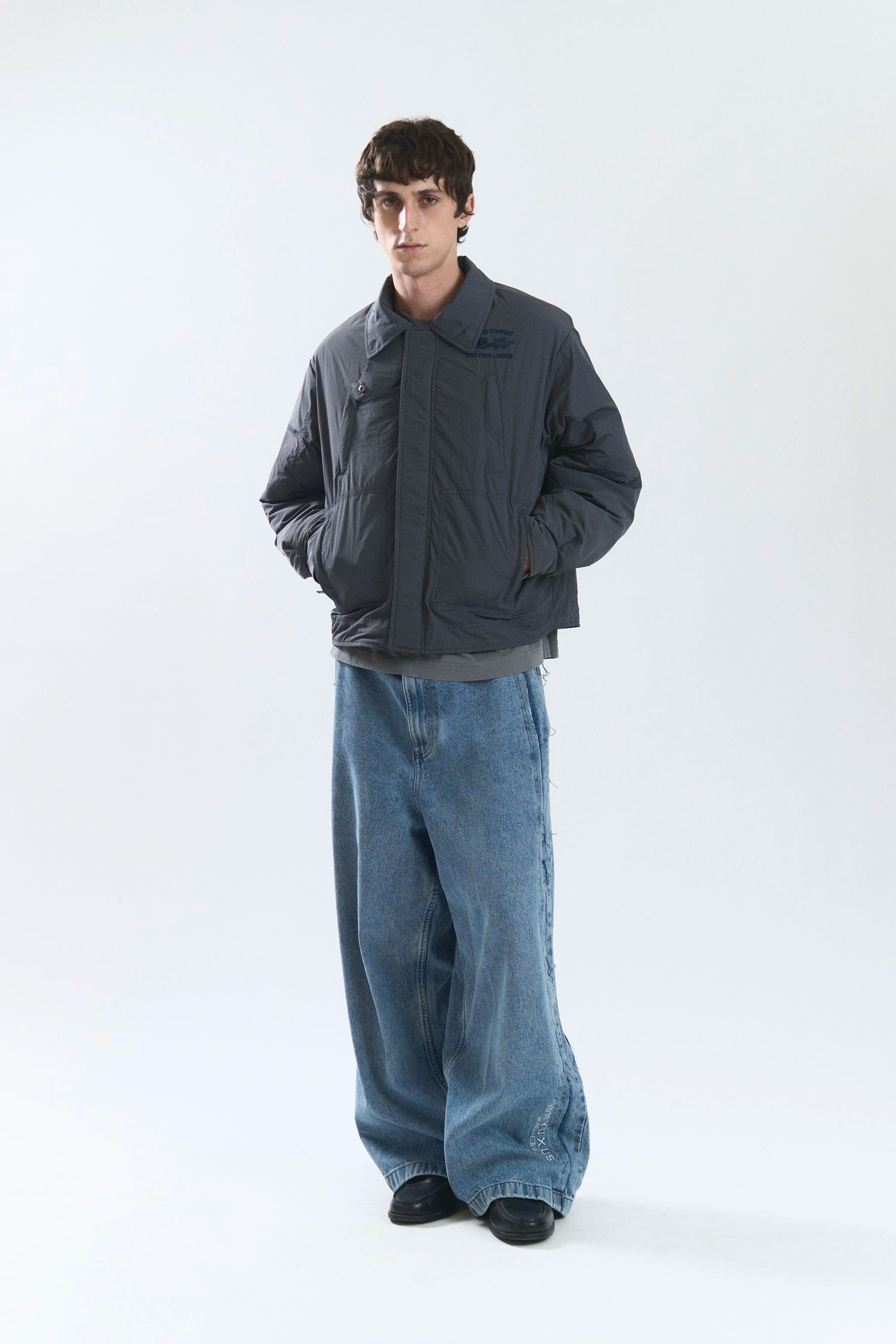 SHARP JACKET DARK GREY
