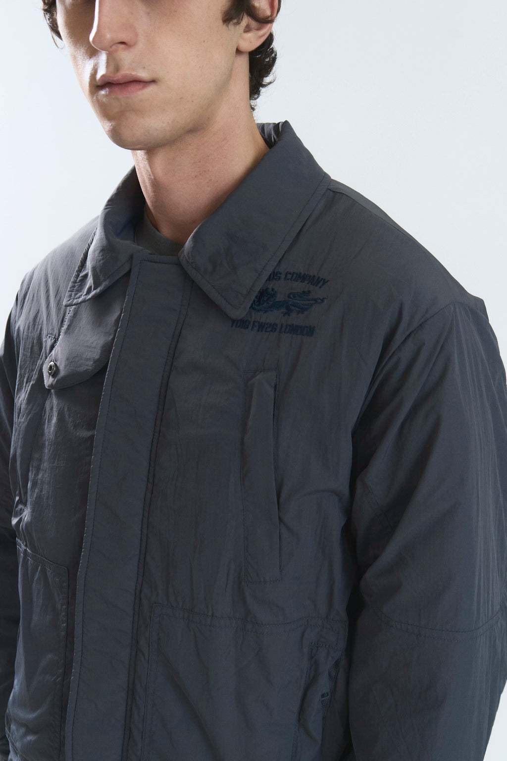 SHARP JACKET DARK GREY