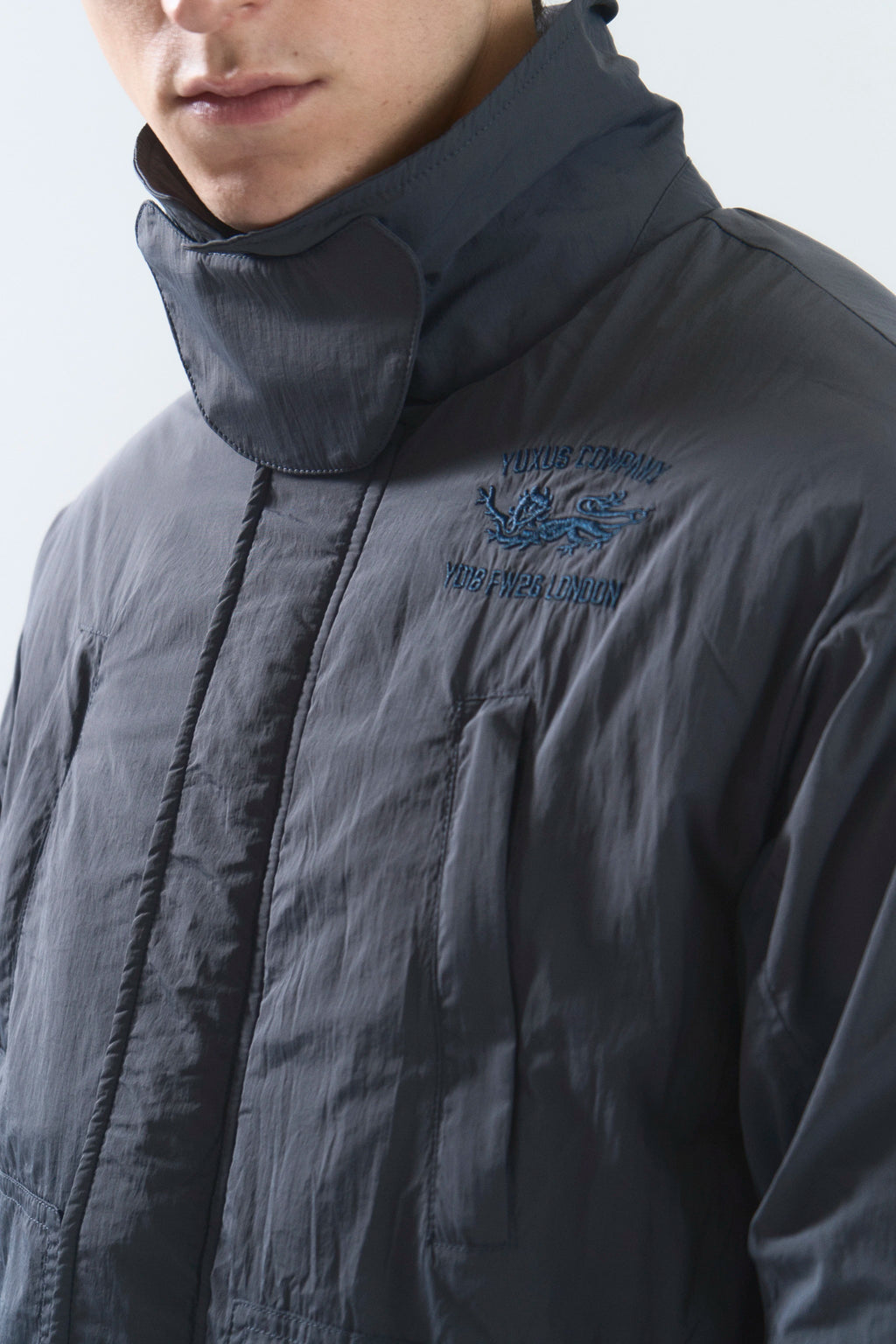 SHARP JACKET DARK GREY