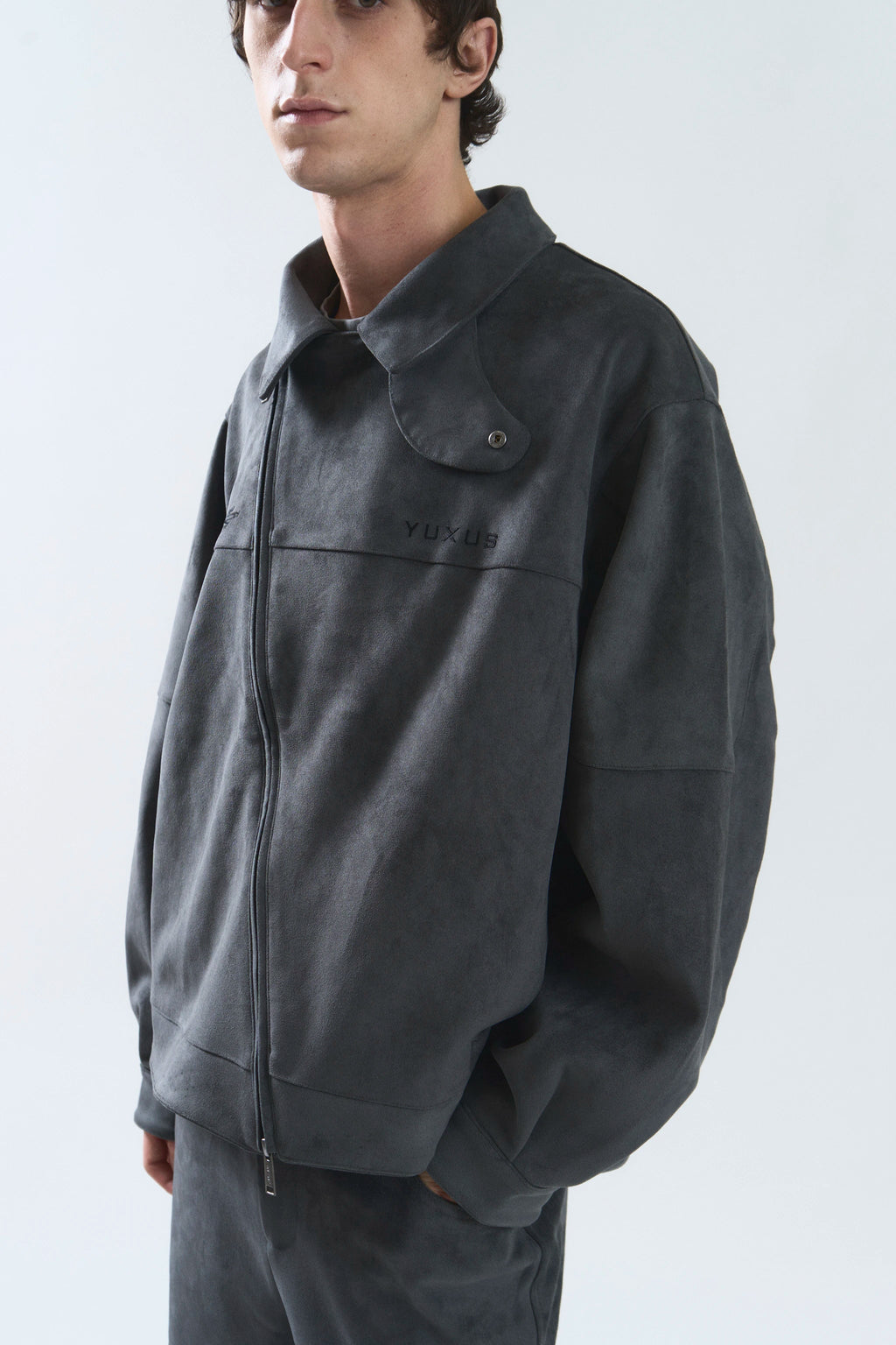 SOHO SUEDE JACKET GREY