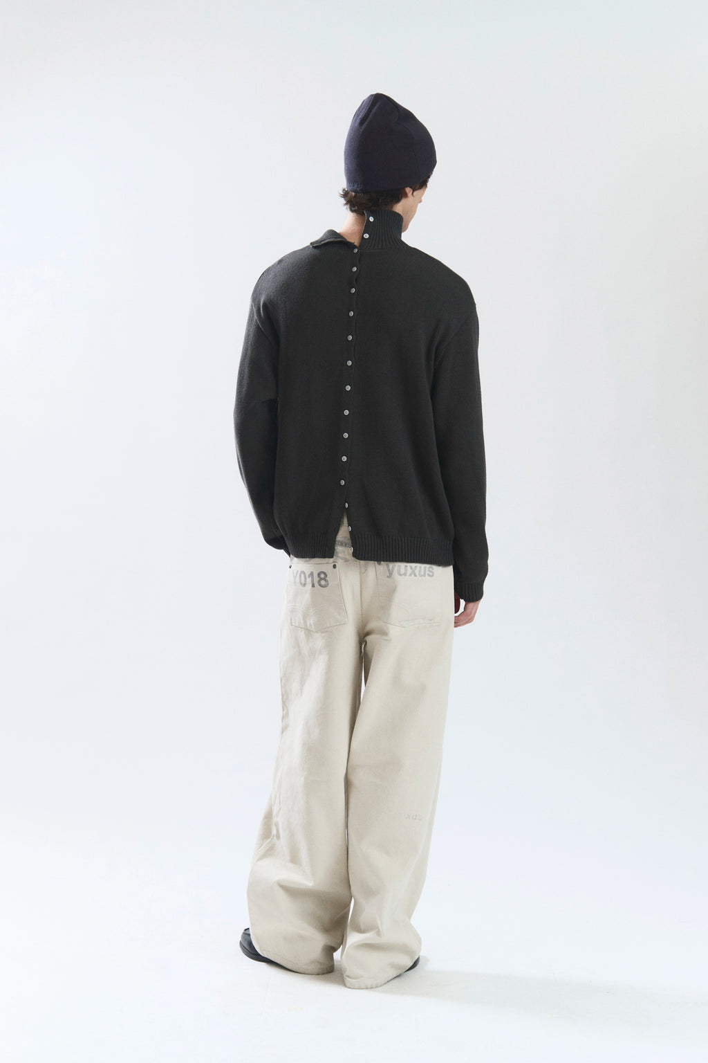 QUILT KNIT DARK GREY