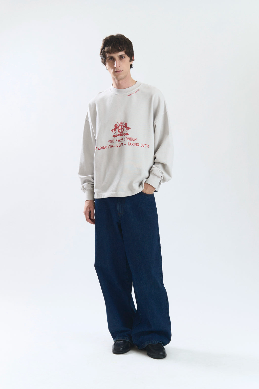 CRISP CREWNECK OFF WHITE
