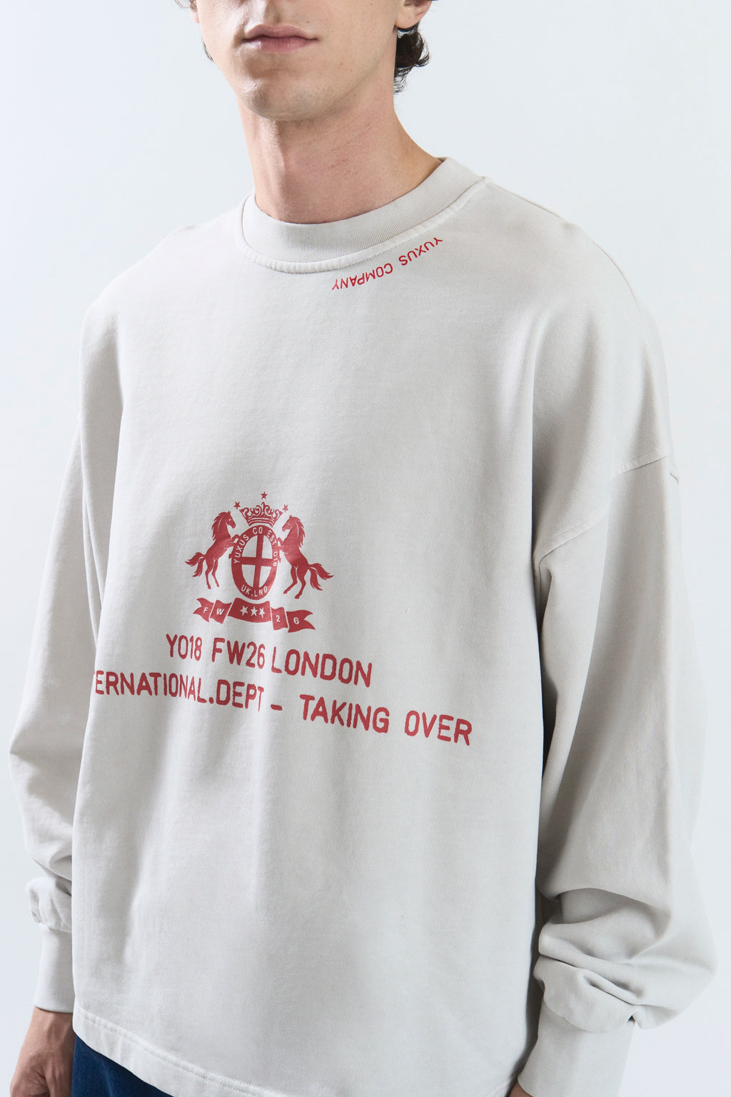 CRISP CREWNECK OFF WHITE