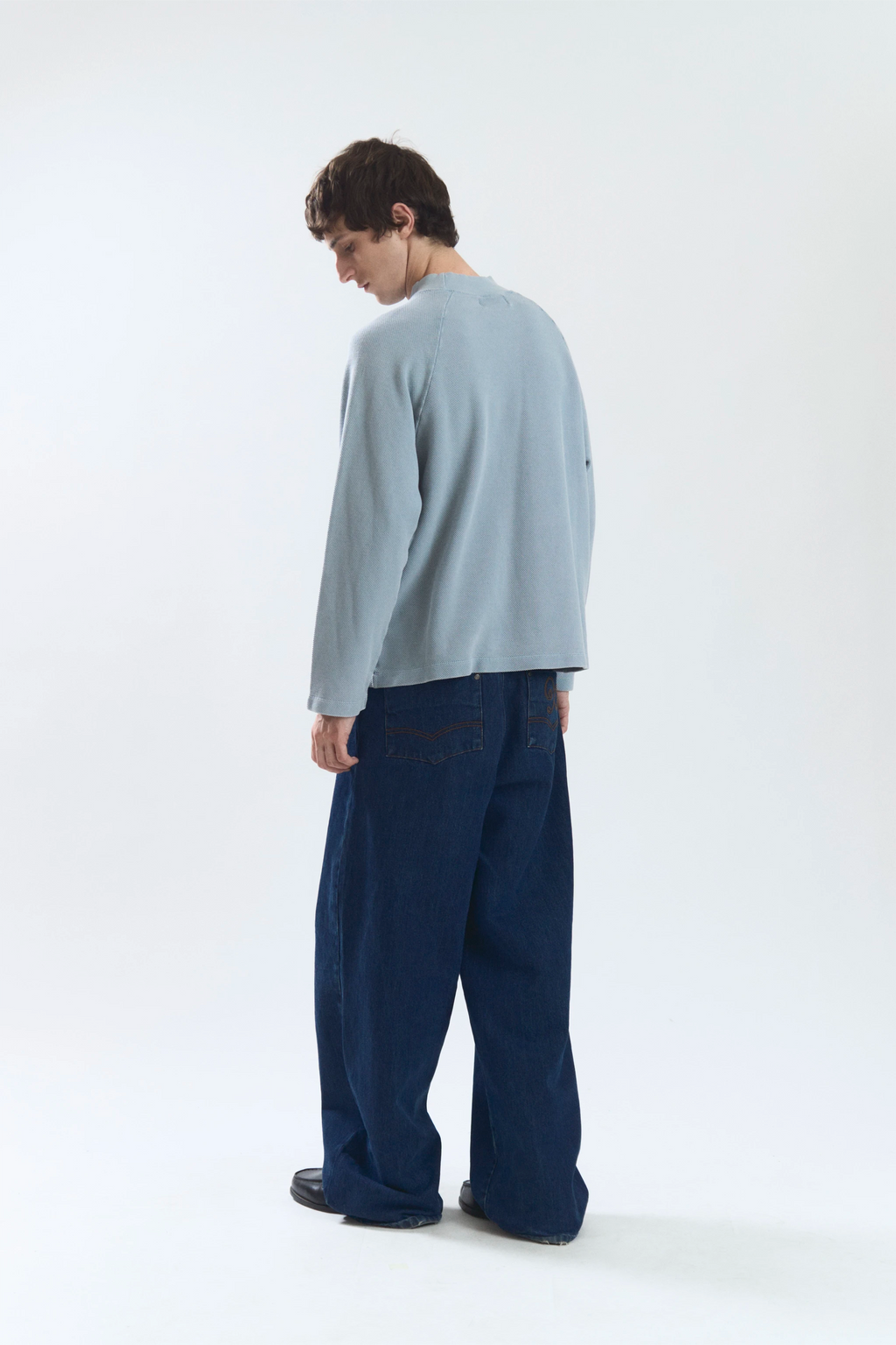 PILE "LOWERCASE" LONGSLEEVE BLUE