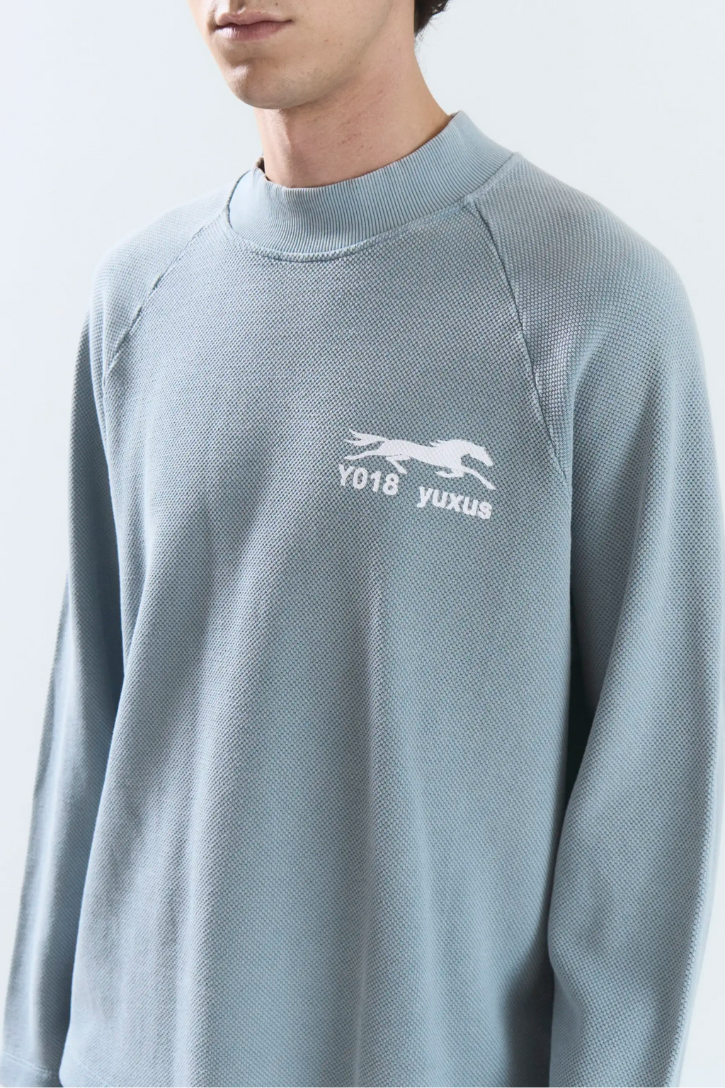 PILE "LOWERCASE" LONGSLEEVE BLUE