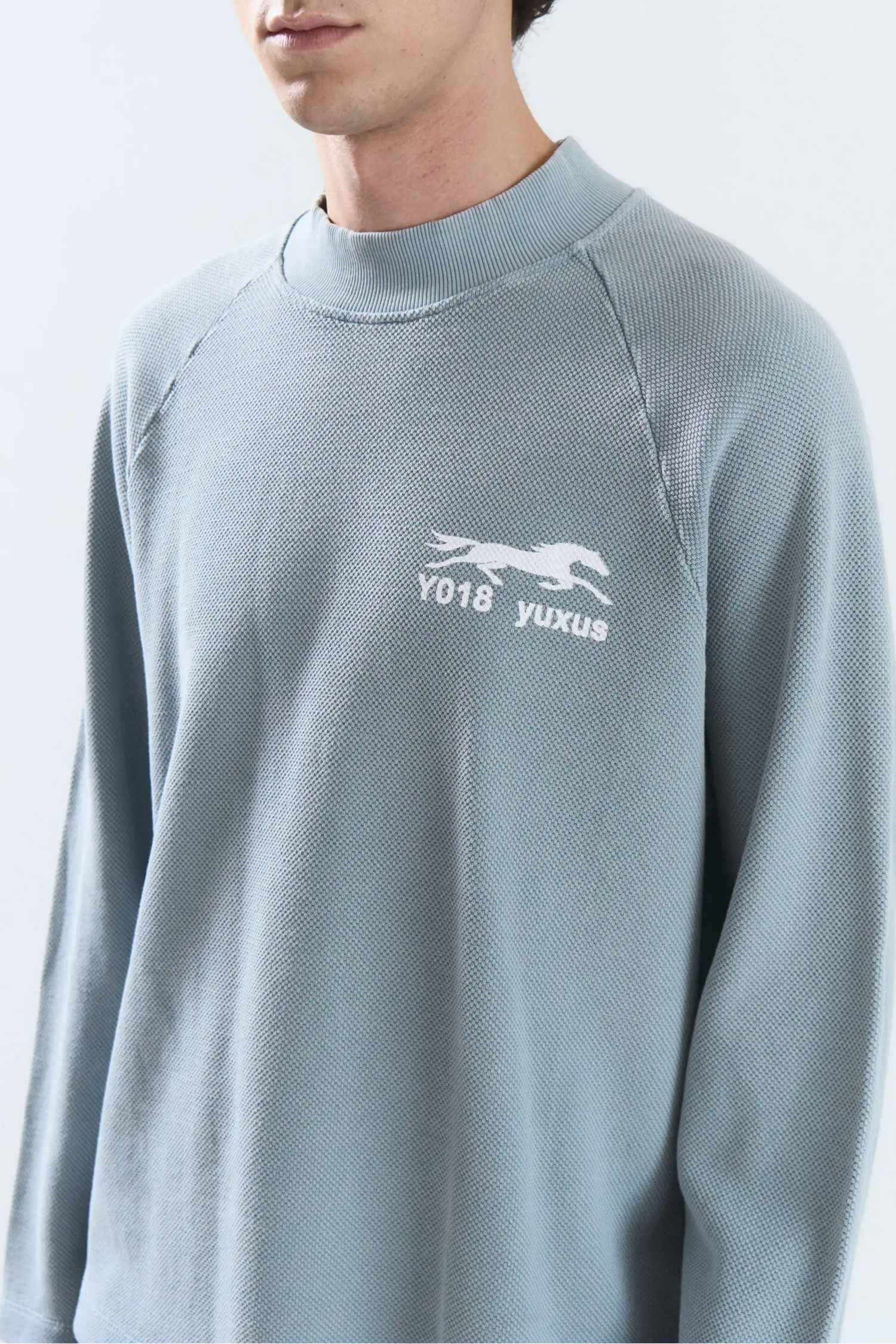 PILE "LOWERCASE" LONGSLEEVE BLUE