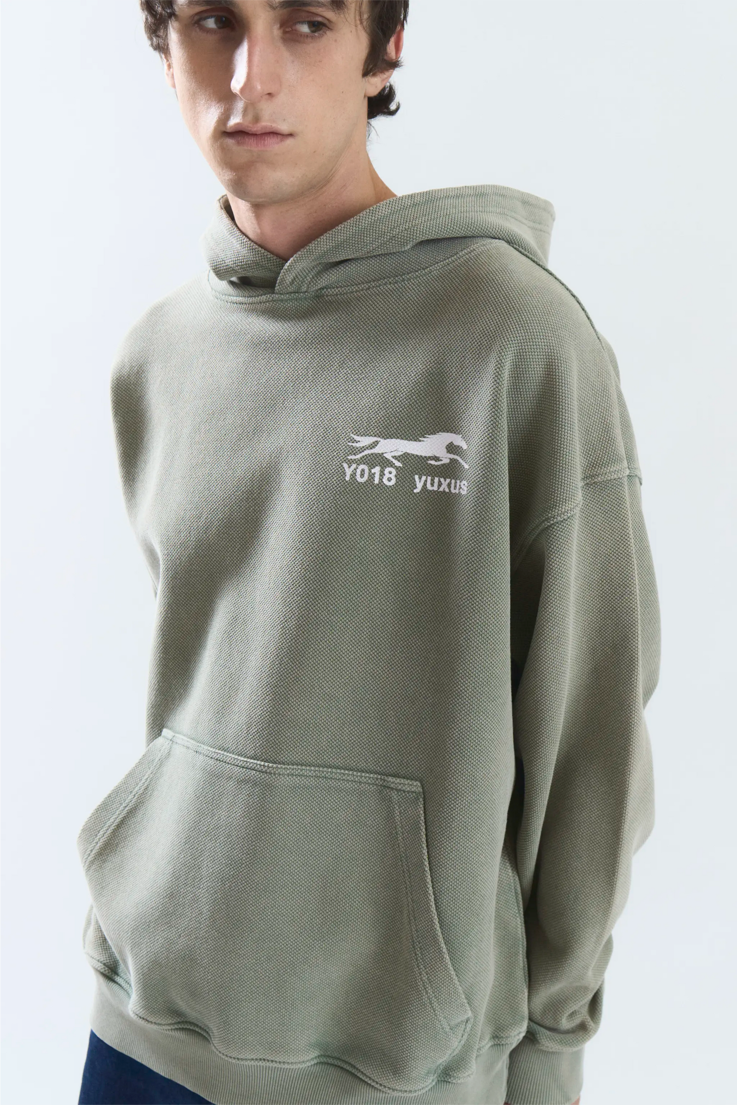 ARCHIVE "LOWERCASE" HOODIE GREEN