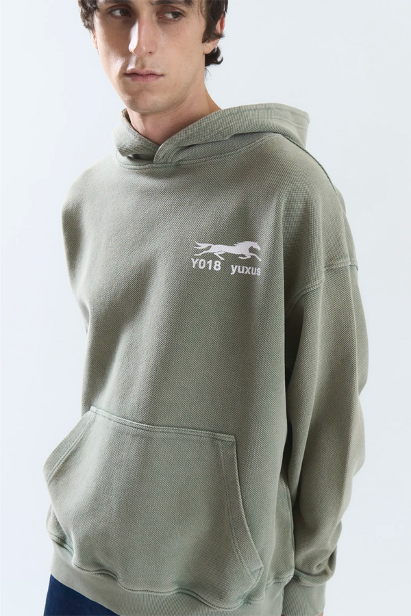 ARCHIVE "LOWERCASE" HOODIE GREEN